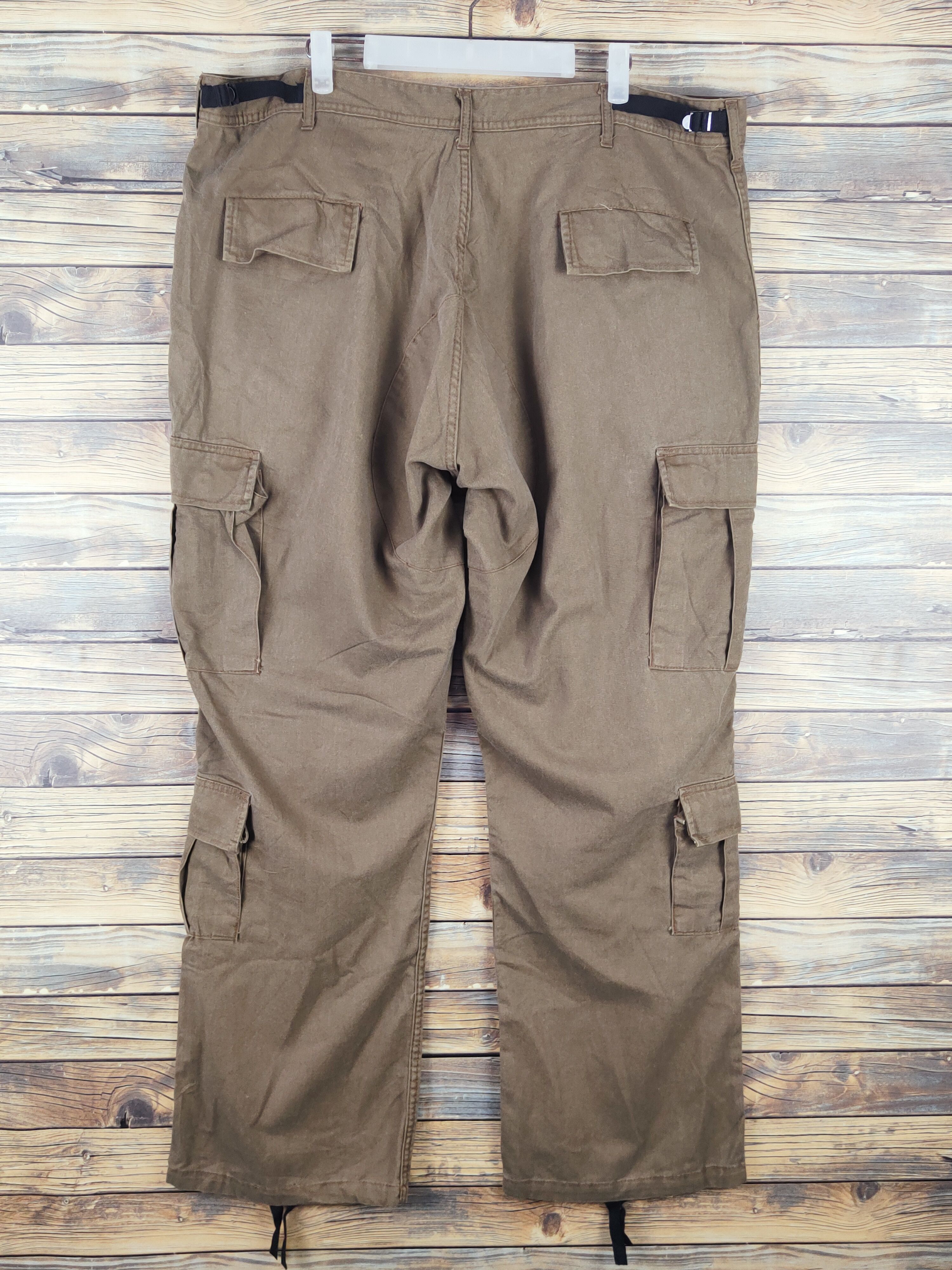 Japanese Brand Japanese Brand Brown Multipocket Tactical Cargo Pants #W1622 Size US 42 / EU 58 - 7 Thumbnail