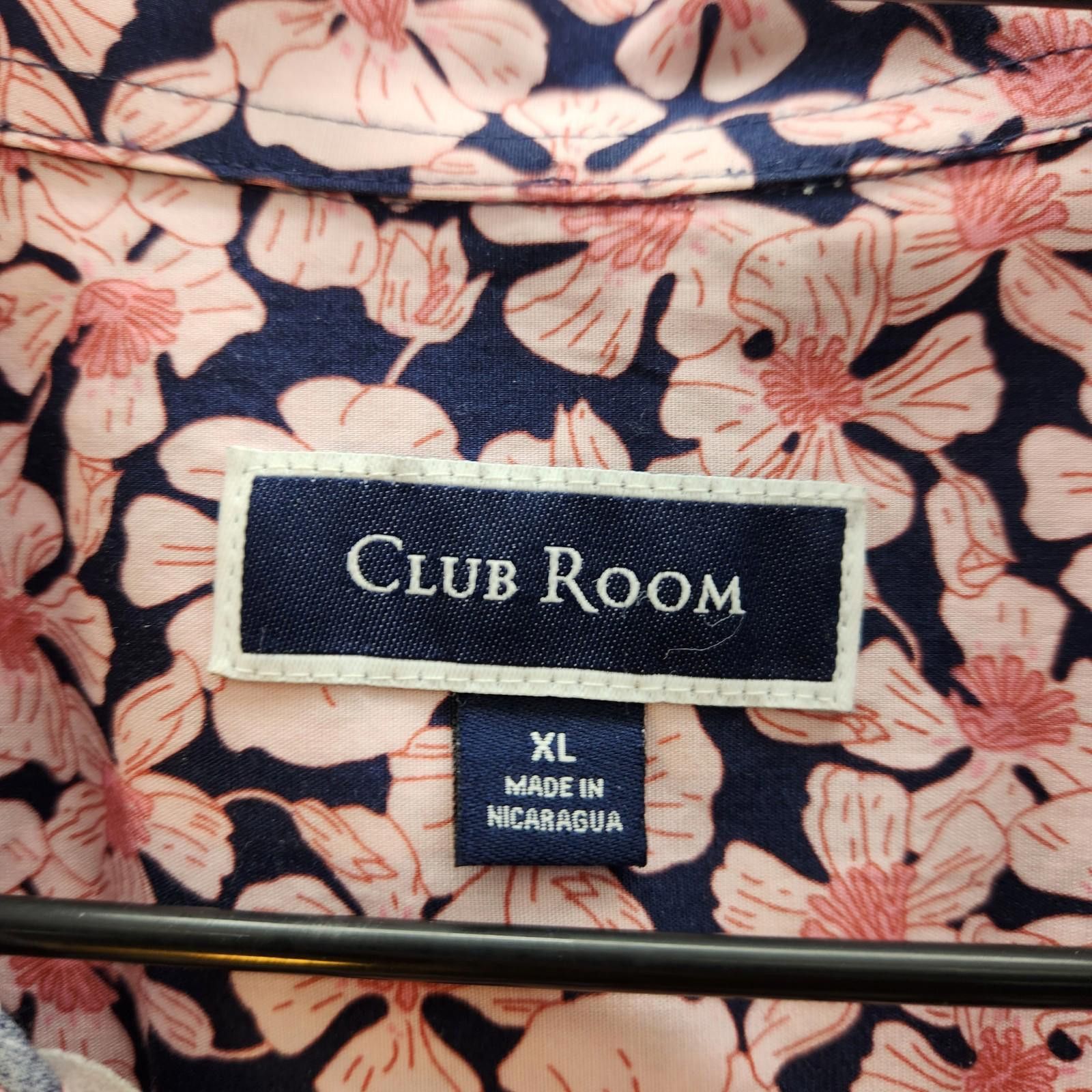 Club Room Club Room Pink Floral Print Mens Button Down Shirt Size XL Size US XL / EU 56 / 4 - 4 Thumbnail