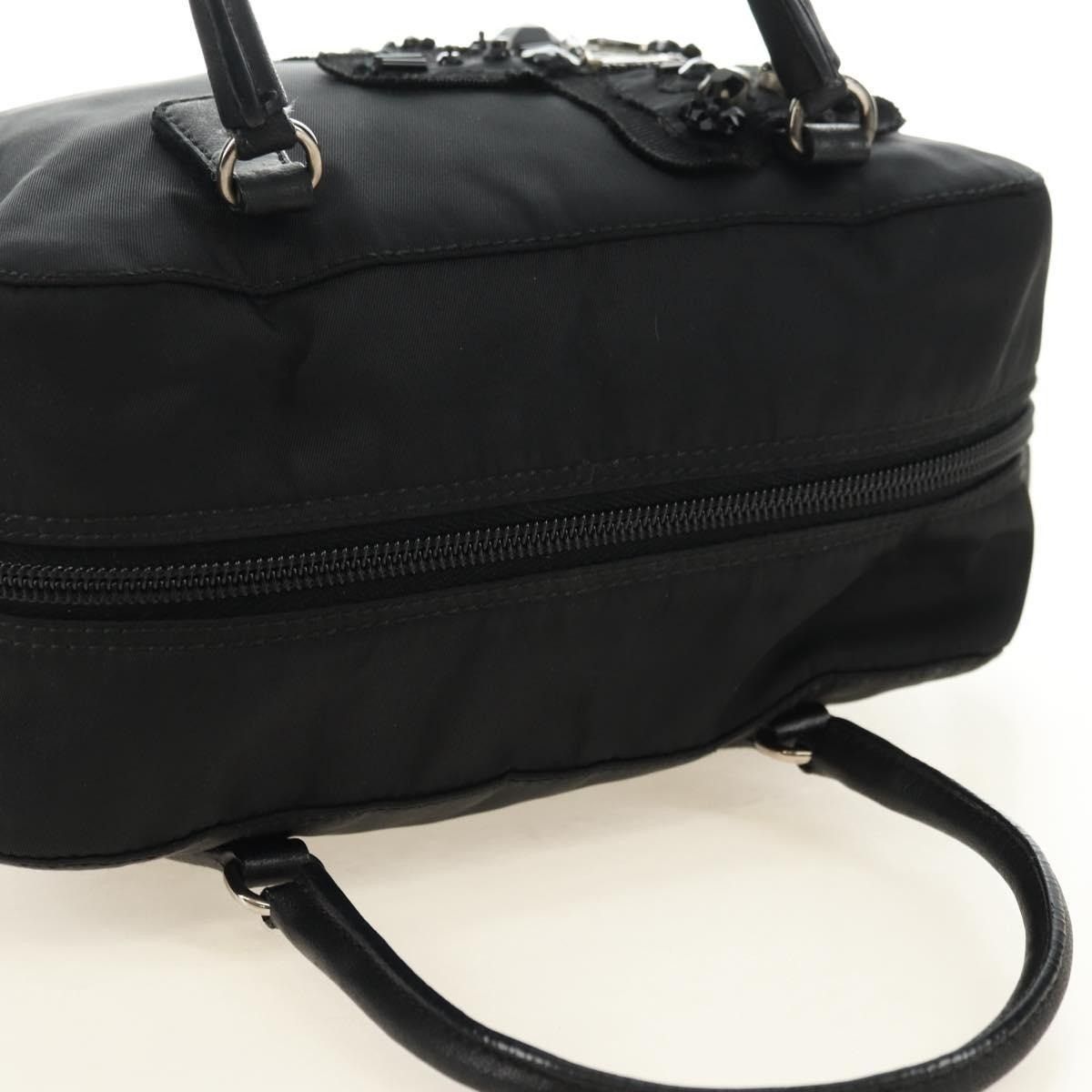 Prada Prada Nylon Handbag Black Size ONE SIZE - 4 Thumbnail