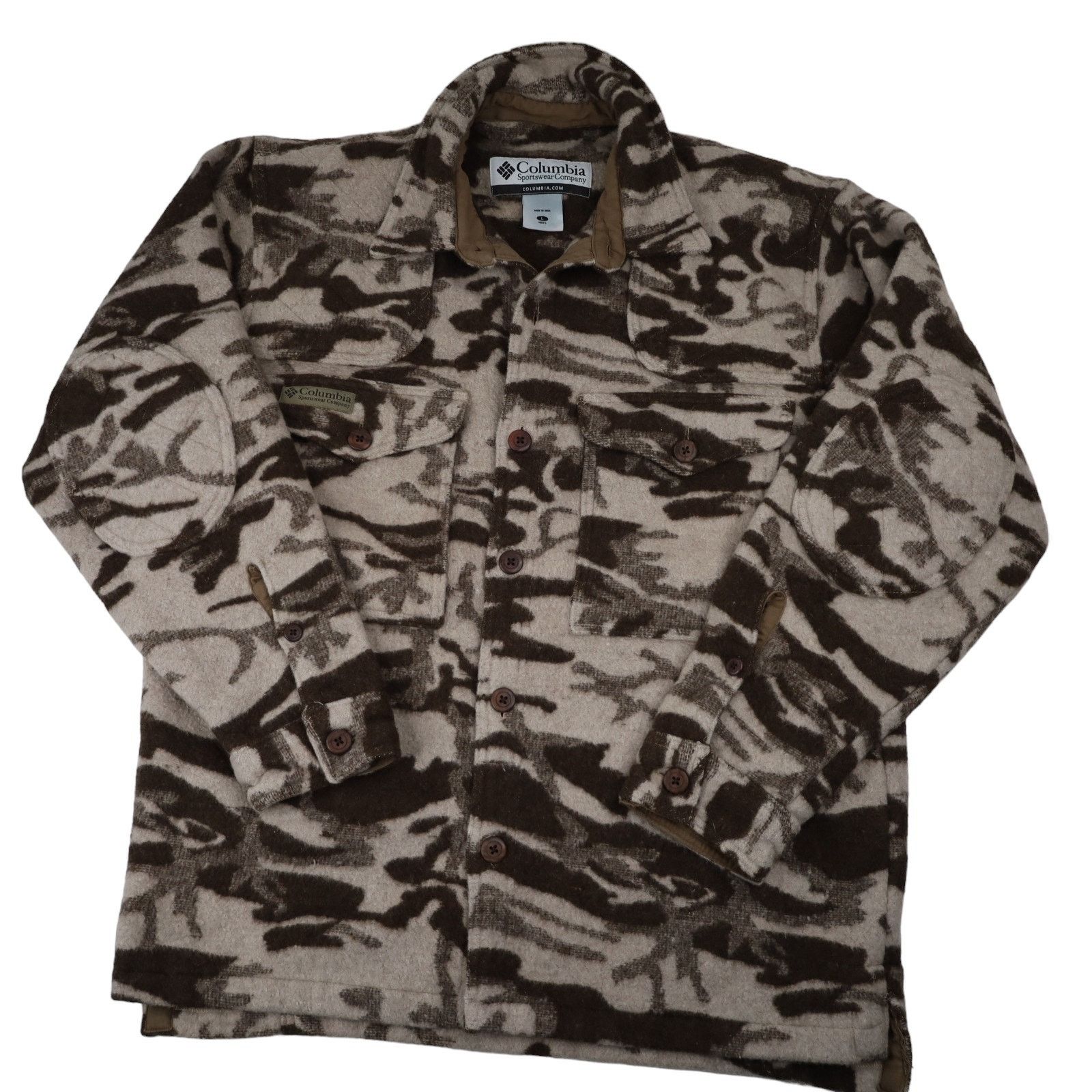 Vintage Columbia Sportswear Heavy Wool Blend Hunting Coat