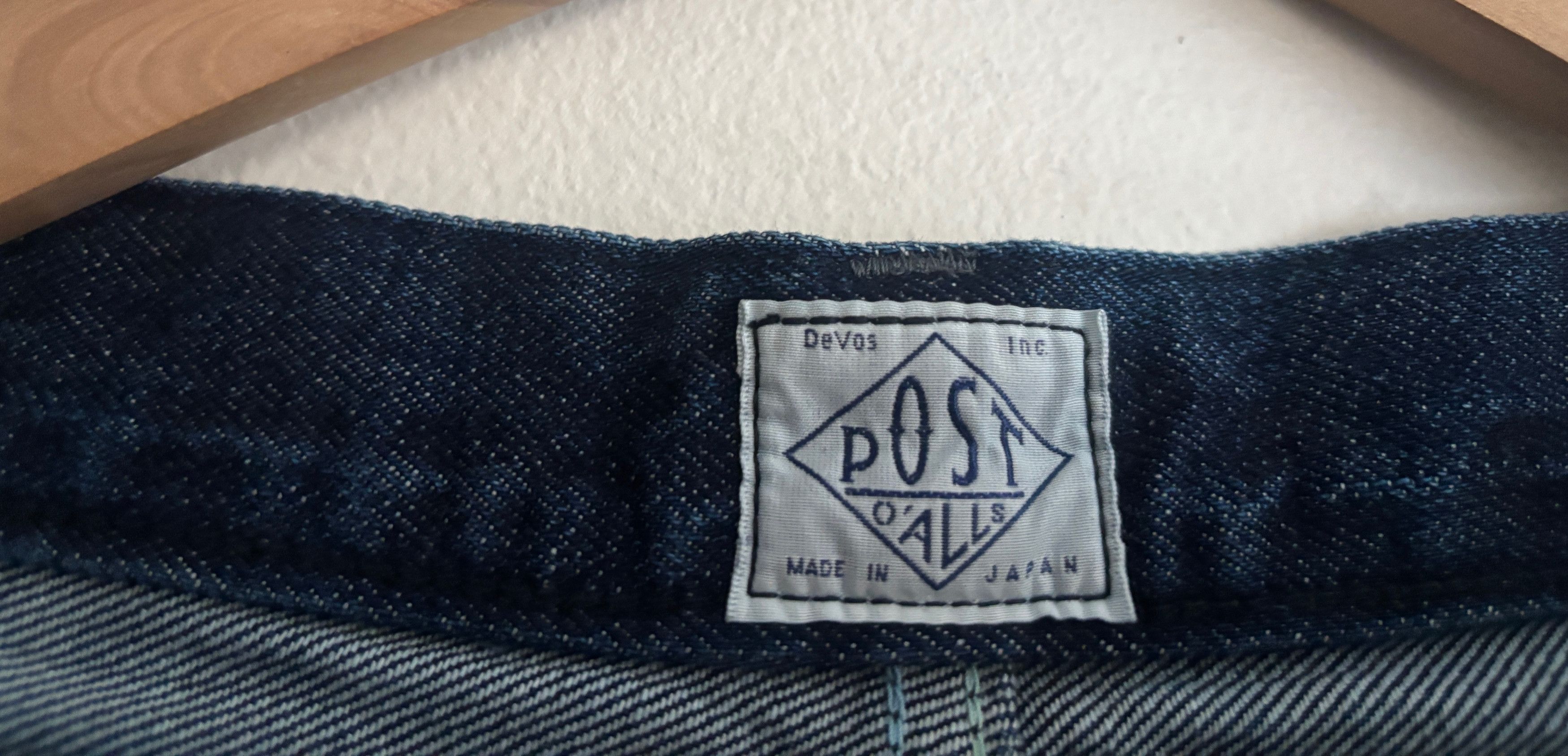 Post Overalls $350 Indigo Denim Pants/ Jeans- Small/ 28- 29x30 Size US 28 / EU 44 - 5 Thumbnail