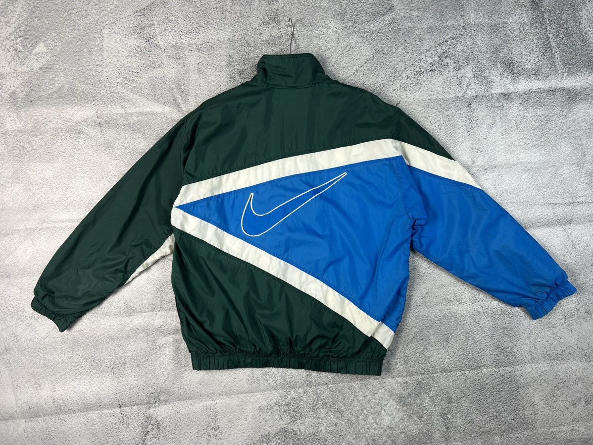 Nike × Vintage Vintage Nike big swoosh logo full zip Size US M / EU 48-50 / 2 - 7 Thumbnail