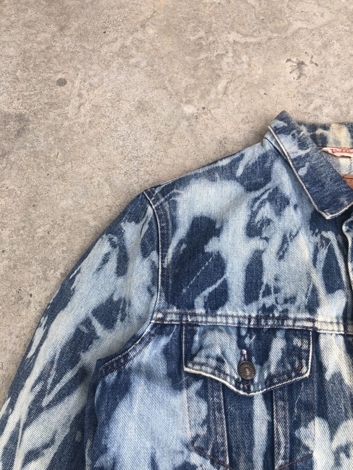 Levi's Vintage 80’s Levi’s Acid Wash Denim Jacket Distressed Denim Size US L / EU 52-54 / 3 - 13 Thumbnail