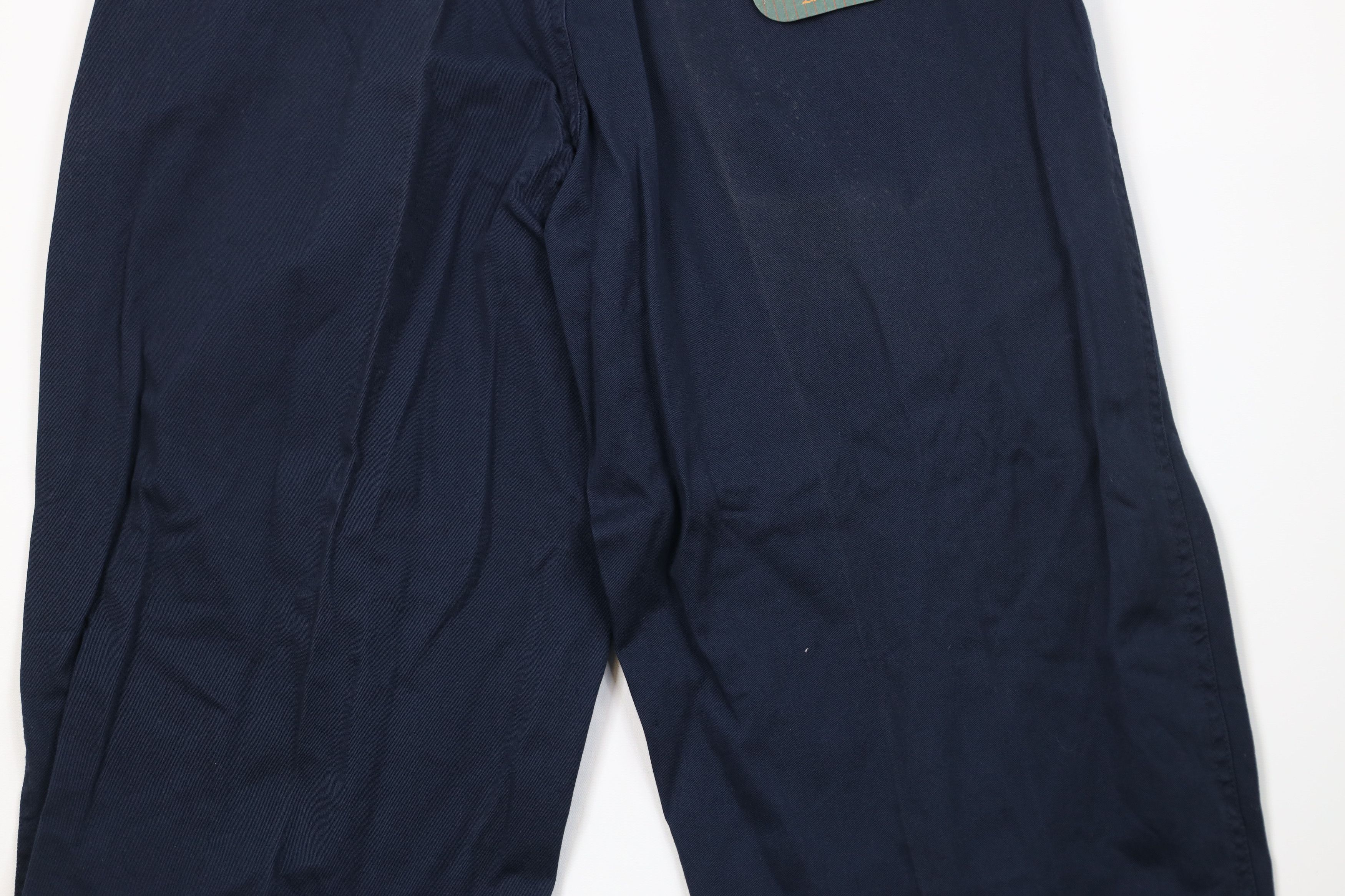 Vintage Deadstock Vintage 90s Streetwear Fit Chino Pants Blue Size US 32 / EU 48 - 11 Thumbnail