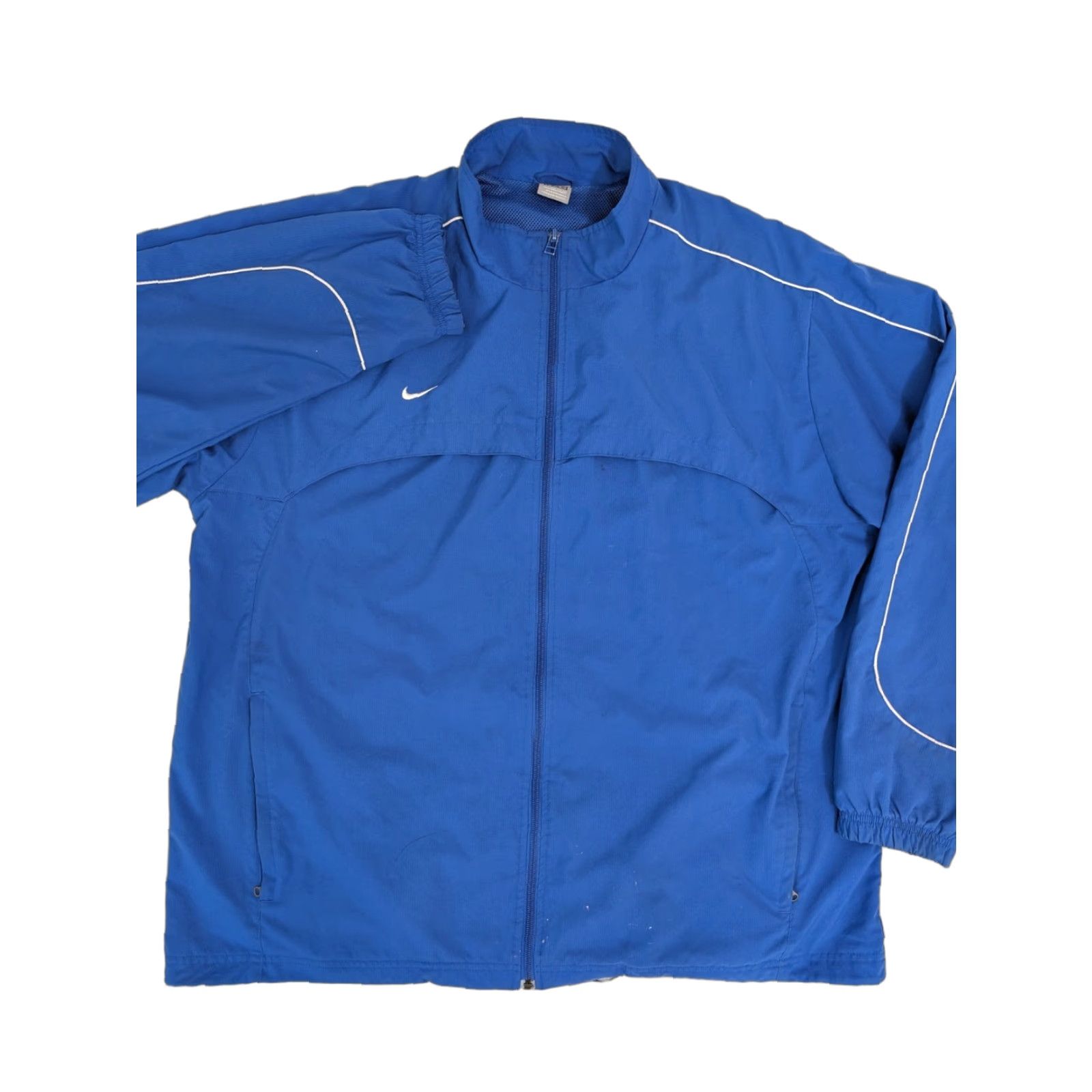 Nike Nike Team Jacket XXL Blue Full Zip Swoosh Track Jacket Size US XXL / EU 58 / 5 - 1 Thumbnail
