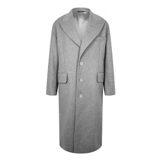 image of Dolce Gabbana O1G2R1Mq0324 Prima Coats In Grey, Men's (Size Small)