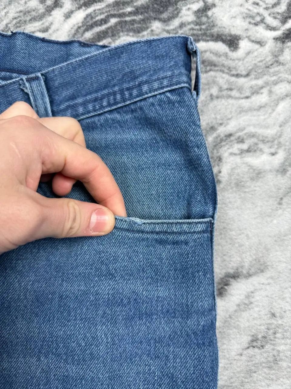 Stone Island Vintage Stone Island Denim Baggy Jeans 90s Archive Size US 32 / EU 48 - 13 Thumbnail