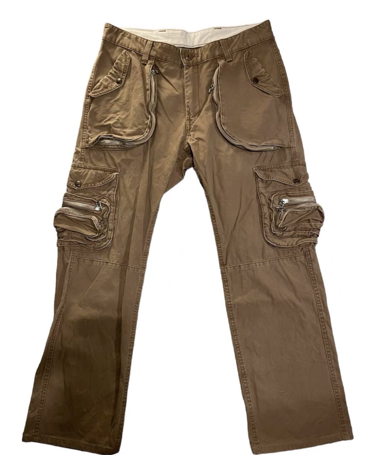 Lee Lee Khaki Cargo Pants K24 Size US 34 / EU 50 - 2 Thumbnail