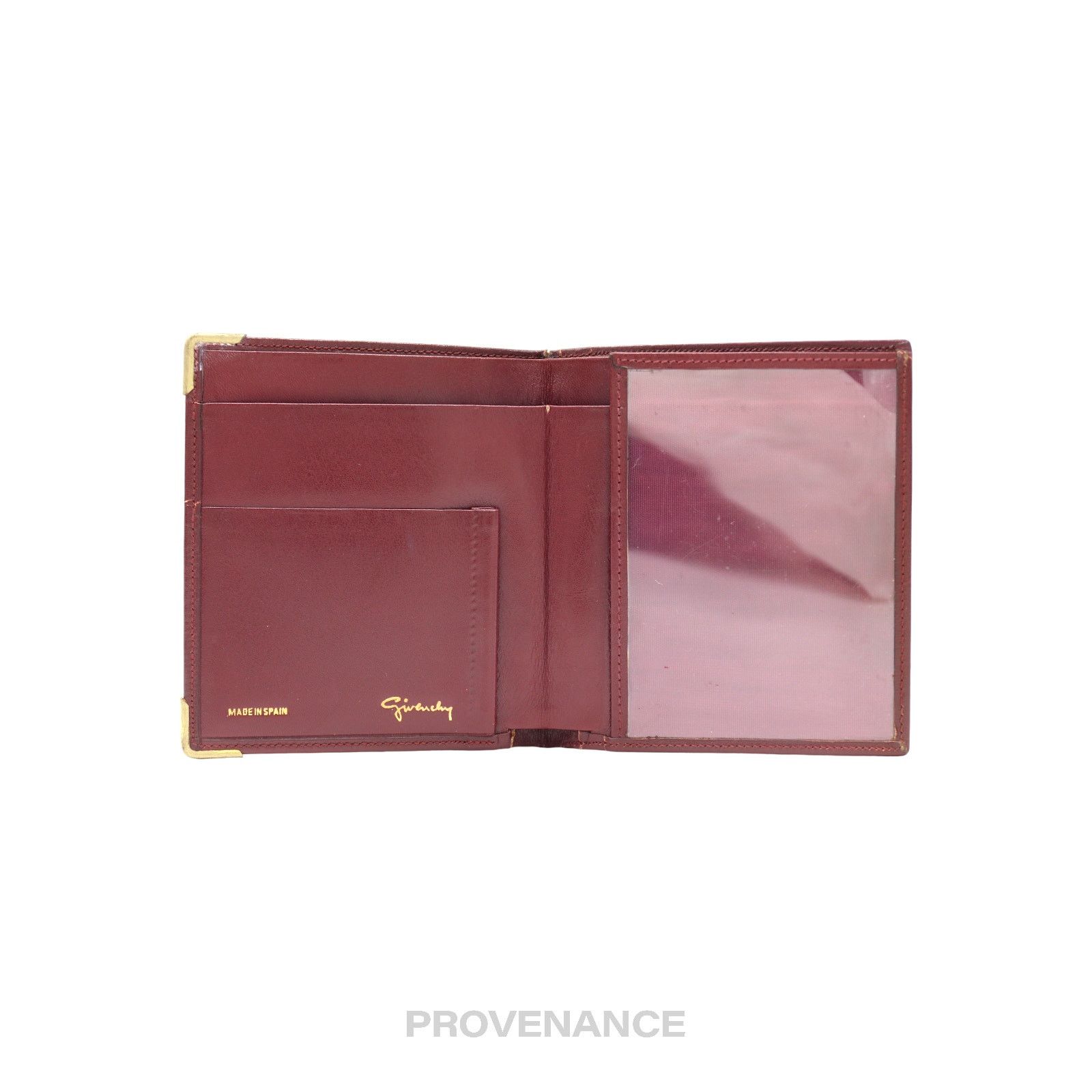 Givenchy 🔴 Givenchy ID Bifold Wallet - Burgundy Leather Size ONE SIZE - 5 Thumbnail