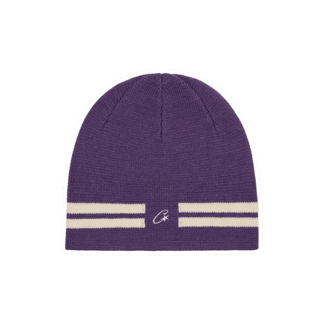 Corteiz Corteiz VVS Beanie Purple Size ONE SIZE - 1 Preview