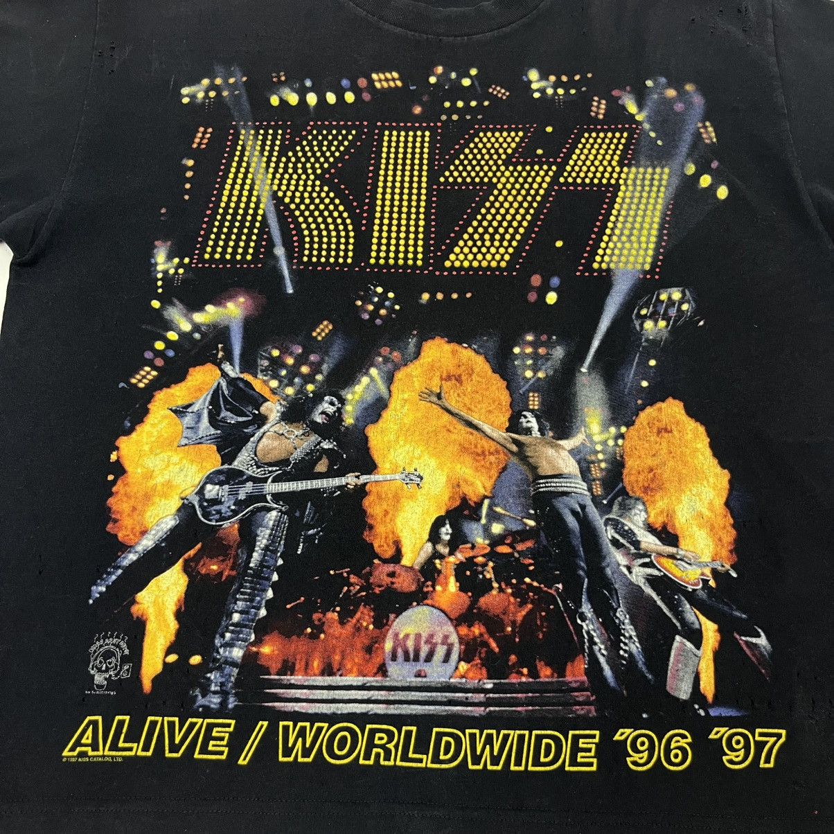 Vintage Vintage Band Tee Kiss Worldwide Tour 97/98 90’s merch Size US XL / EU 56 / 4 - 3 Thumbnail