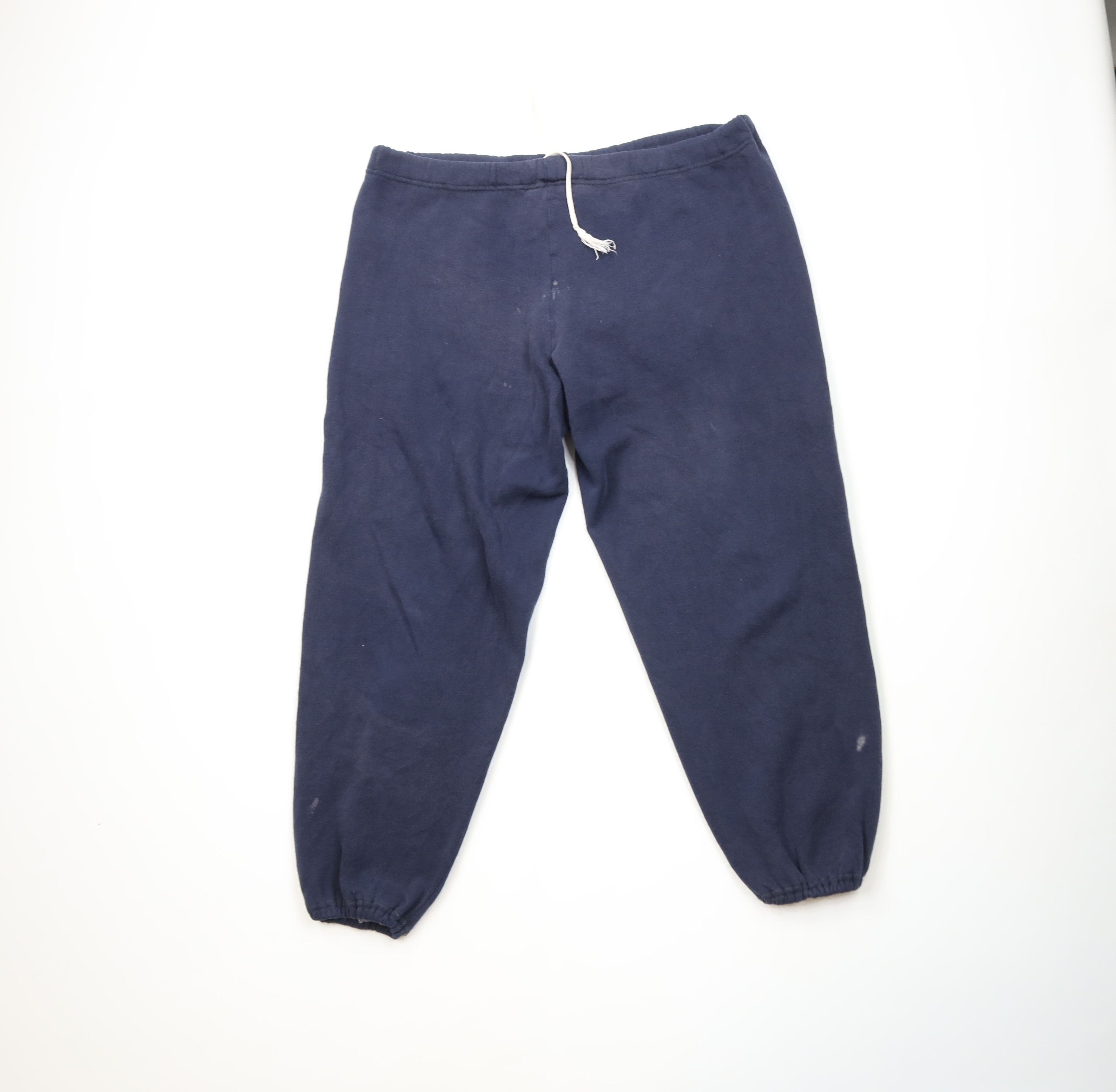 Russell Athletic Vintage 70s Russell Athletic Sweatpants Joggers Blue USA Size US 38 / EU 54 - 1 Thumbnail
