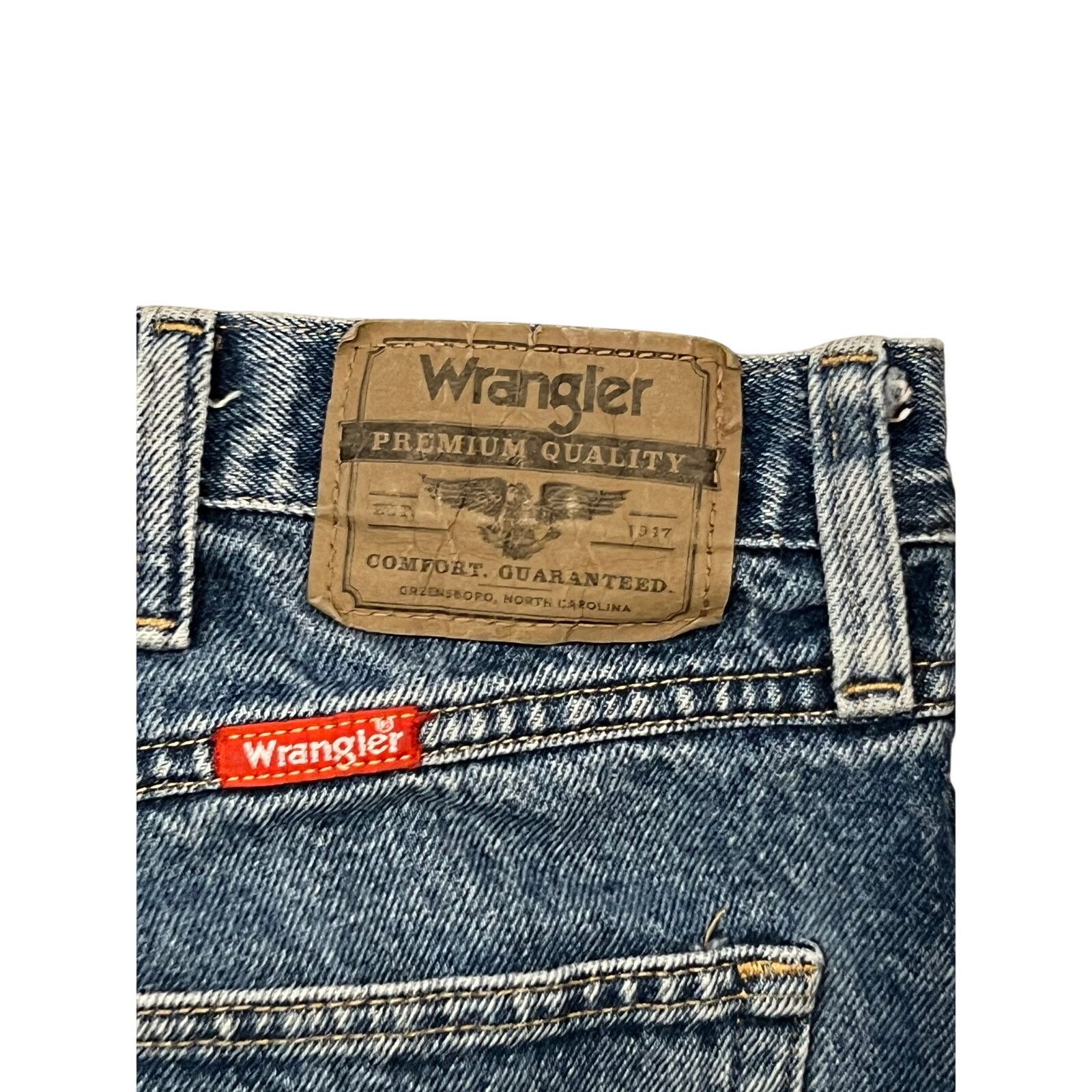 Wrangler Wrangler Classic Straight Blue Jeans Mens 40x30 Size US 40 / EU 56 - 3 Thumbnail