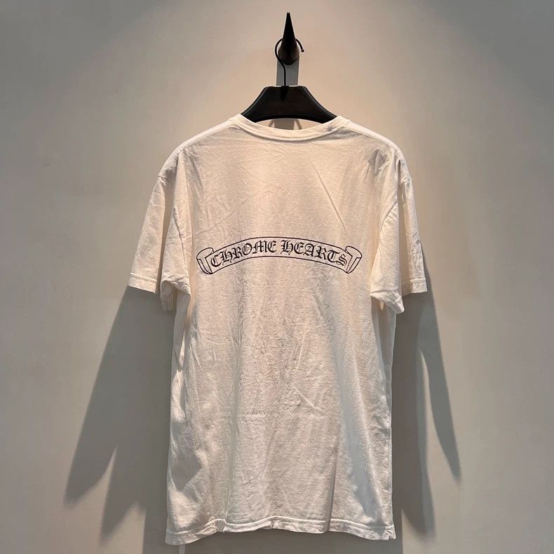 Chrome Hearts Chrome Hearts Scroll print base white short sleeves Size US L / EU 52-54 / 3 - 2 Thumbnail
