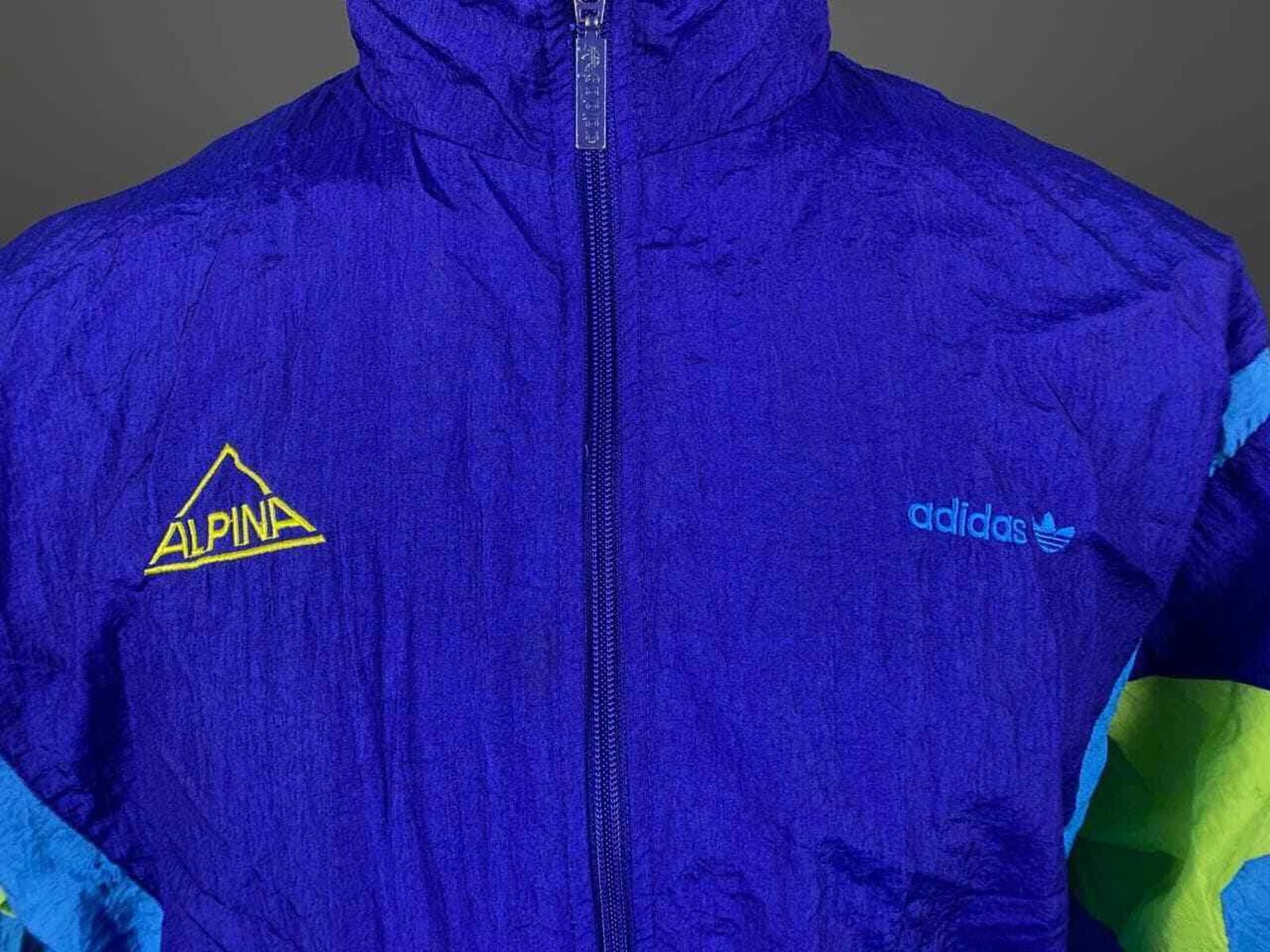 Adidas Men Adidas Alpina Vintage Blue Jacket Size D6 / F180 Size US M / EU 48-50 / 2 - 5 Thumbnail
