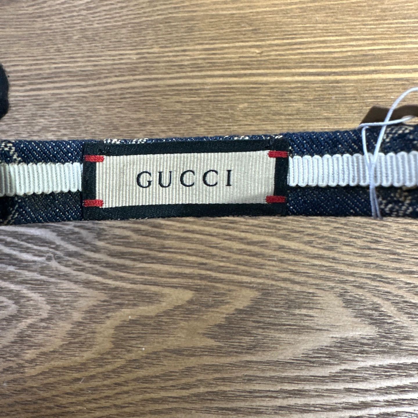 Gucci Gucci may965 all-over GG denim headband Size ONE SIZE - 3 Thumbnail