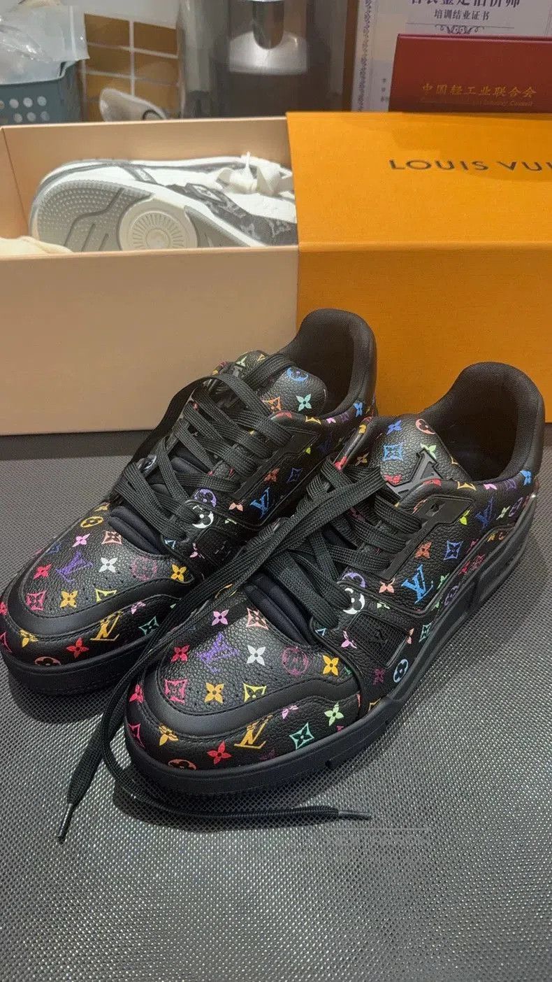 Louis Vuitton LV x Murakami Trainer Limited Sneakers. Size US 9 / EU 42 - 7 Thumbnail
