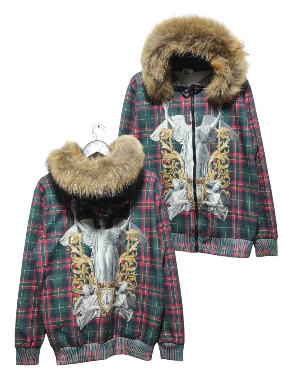 DIKU Zip Fur Hoodie IfSixWasNine LGB style