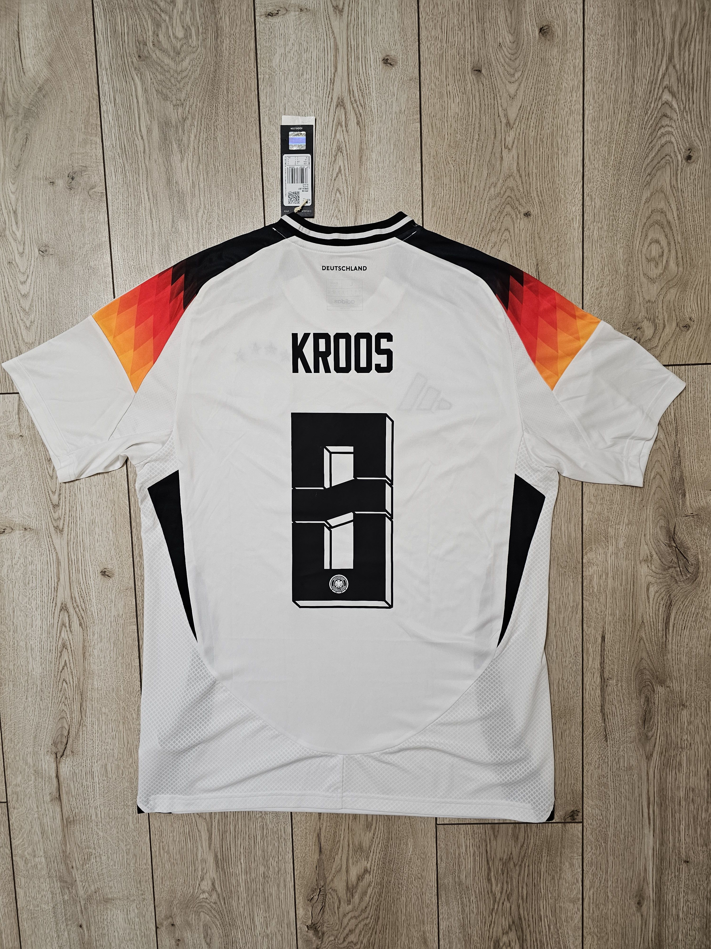 Adidas GERMANY 2024 HOME EURO KROOS FOOTBALL SHIRT SOCCER JERSEY Size US L / EU 52-54 / 3 - 1 Thumbnail