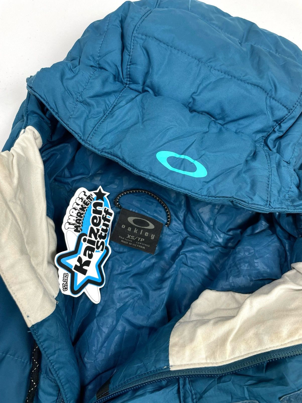 Oakley Rare Oakley Thinsulate Puffer Jacket - Two Tone - S Size S / US 4 / IT 40 - 7 Thumbnail
