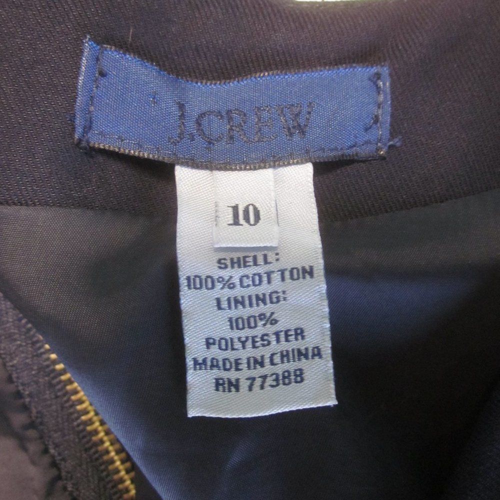 Other J Crew Work Dress Navy Blue Lined Size 10 Size M / US 6-8 / IT 42-44 - 3 Thumbnail