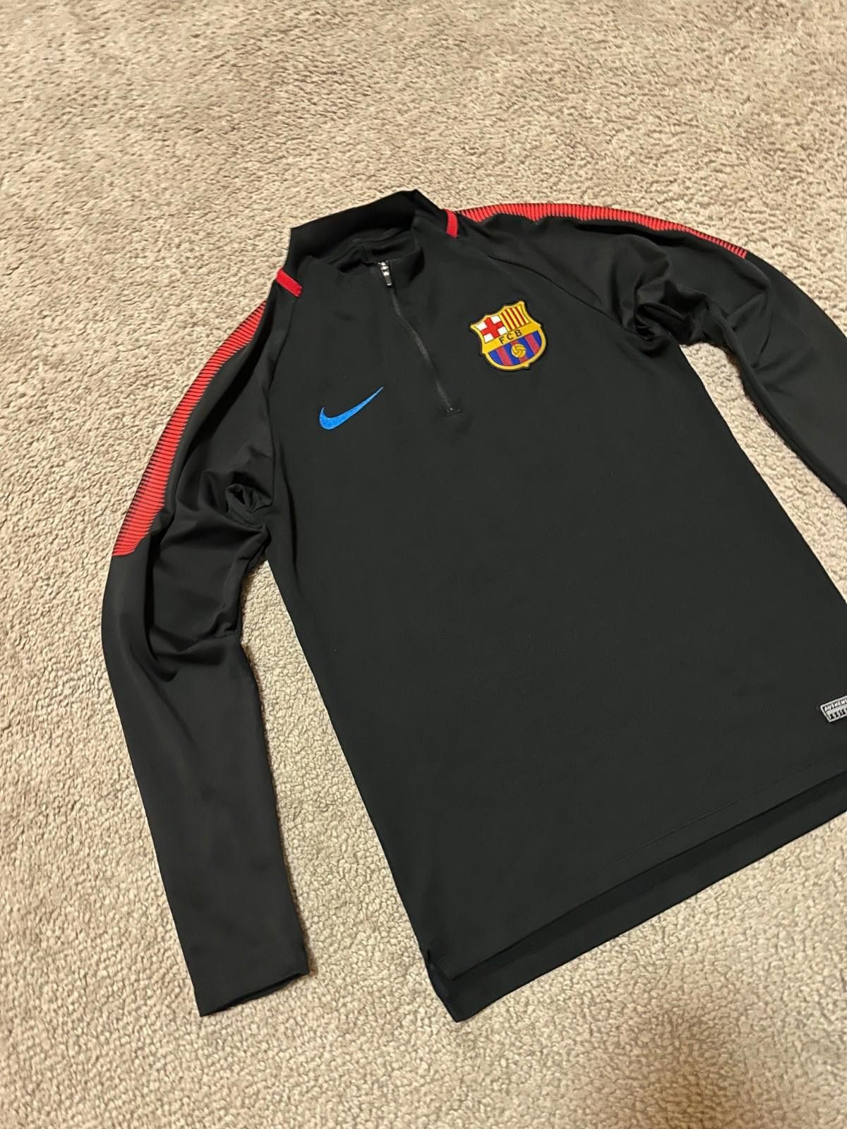 Nike Rare Barcelona Football Jacket Sweatshirt Soccer Track Top Size US S / EU 44-46 / 1 - 3 Thumbnail