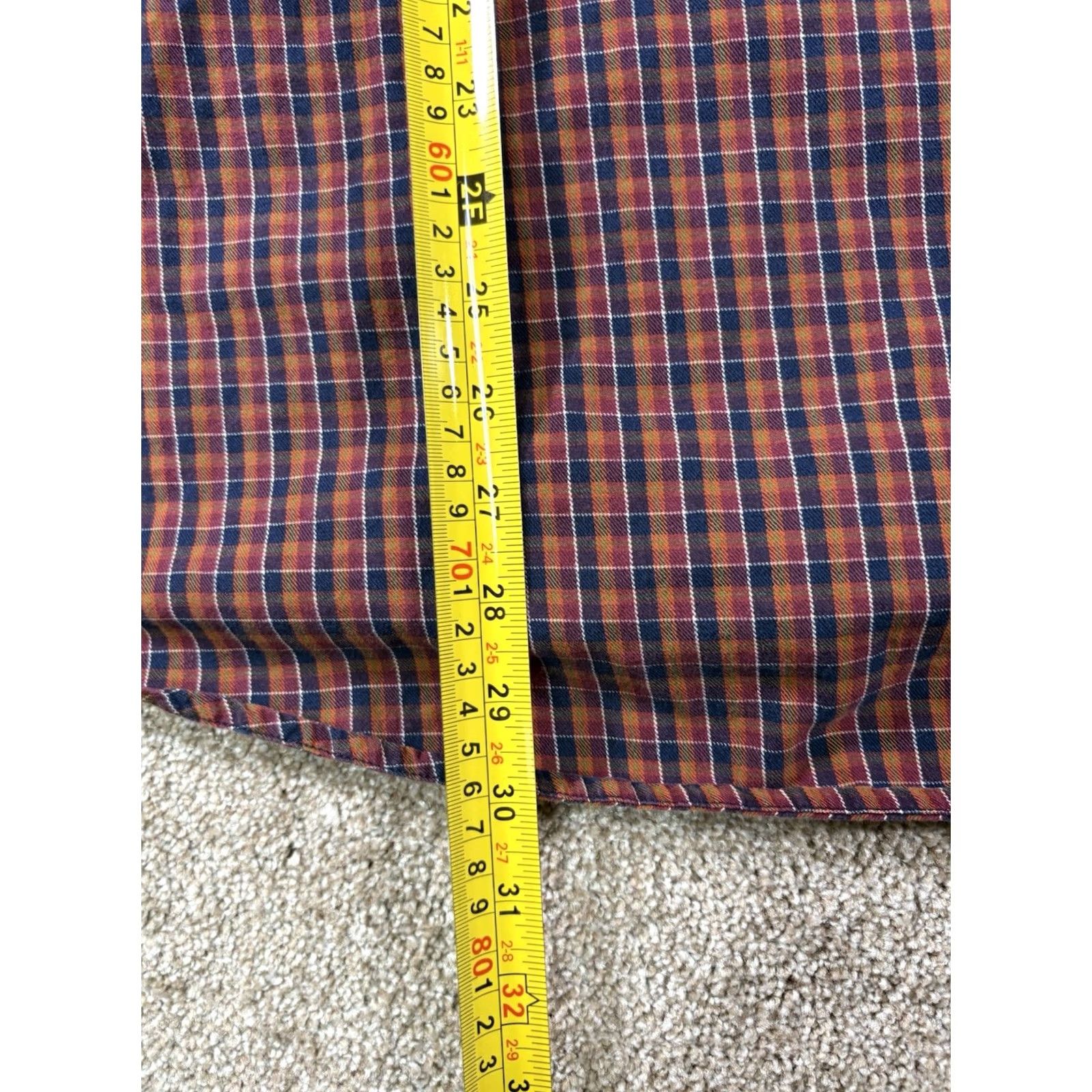 Dockers VINTAGE Dockers Plaid Long Sleeve Shirt Men Large Cotton Button Red 100% Size US L / EU 52-54 / 3 - 5 Thumbnail