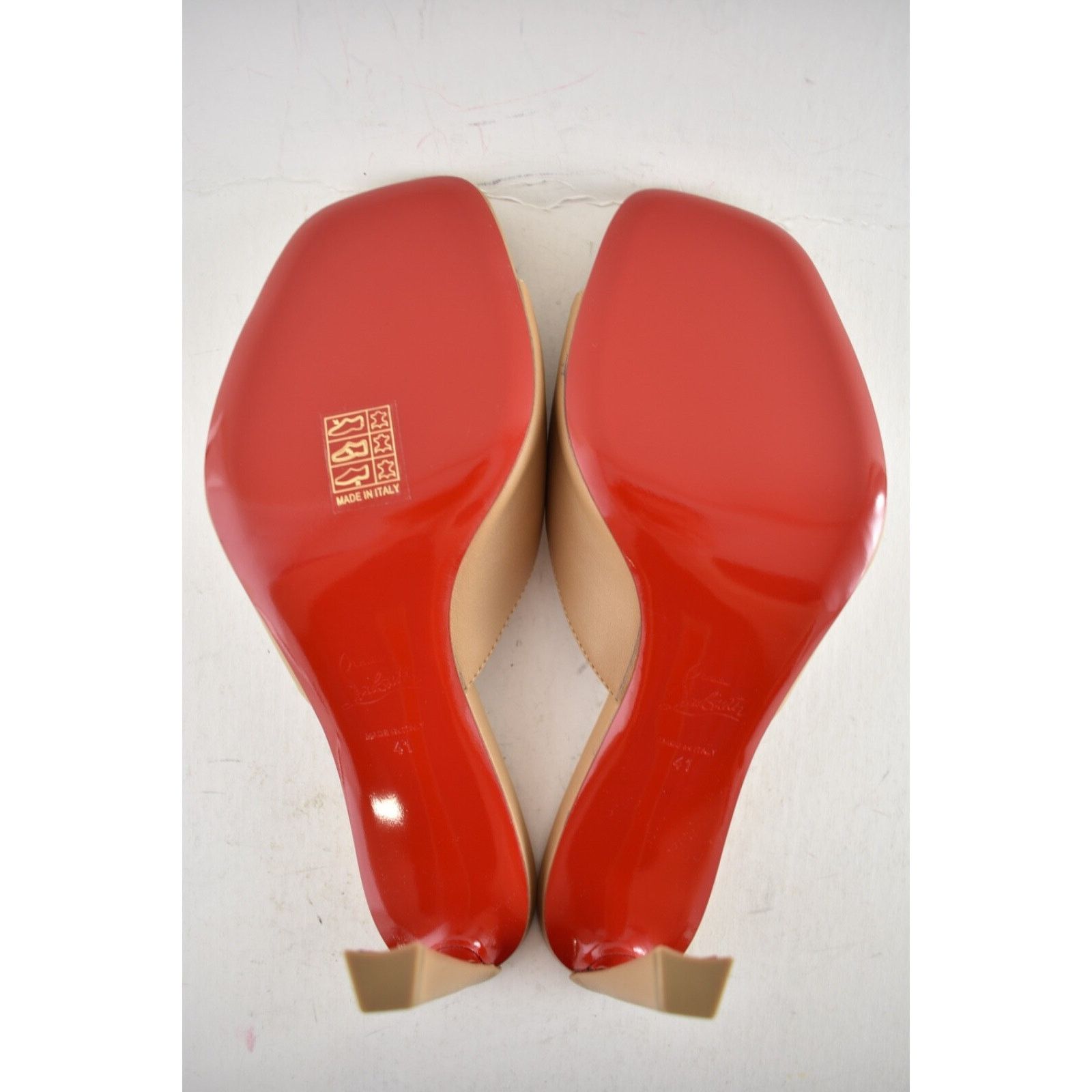 Christian Louboutin Christian Louboutin Condora Mule 85 Toffee Beige Backless Size US 11 / IT 41 - 14 Thumbnail