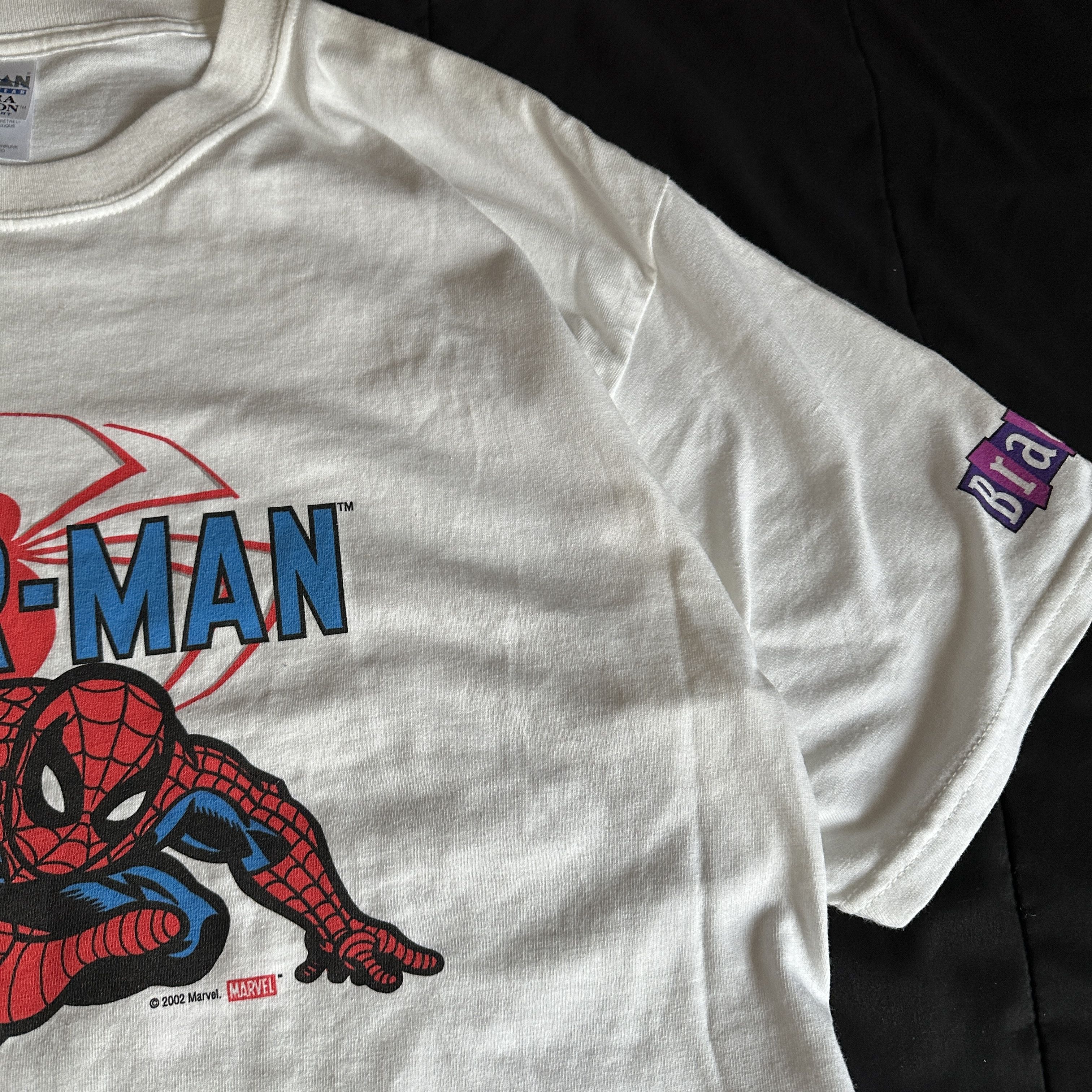 Marvel Comics × Vintage Vintage 2002 - Spider Man Marvel Comic Brachs Promo Tees Size US L / EU 52-54 / 3 - 5 Thumbnail