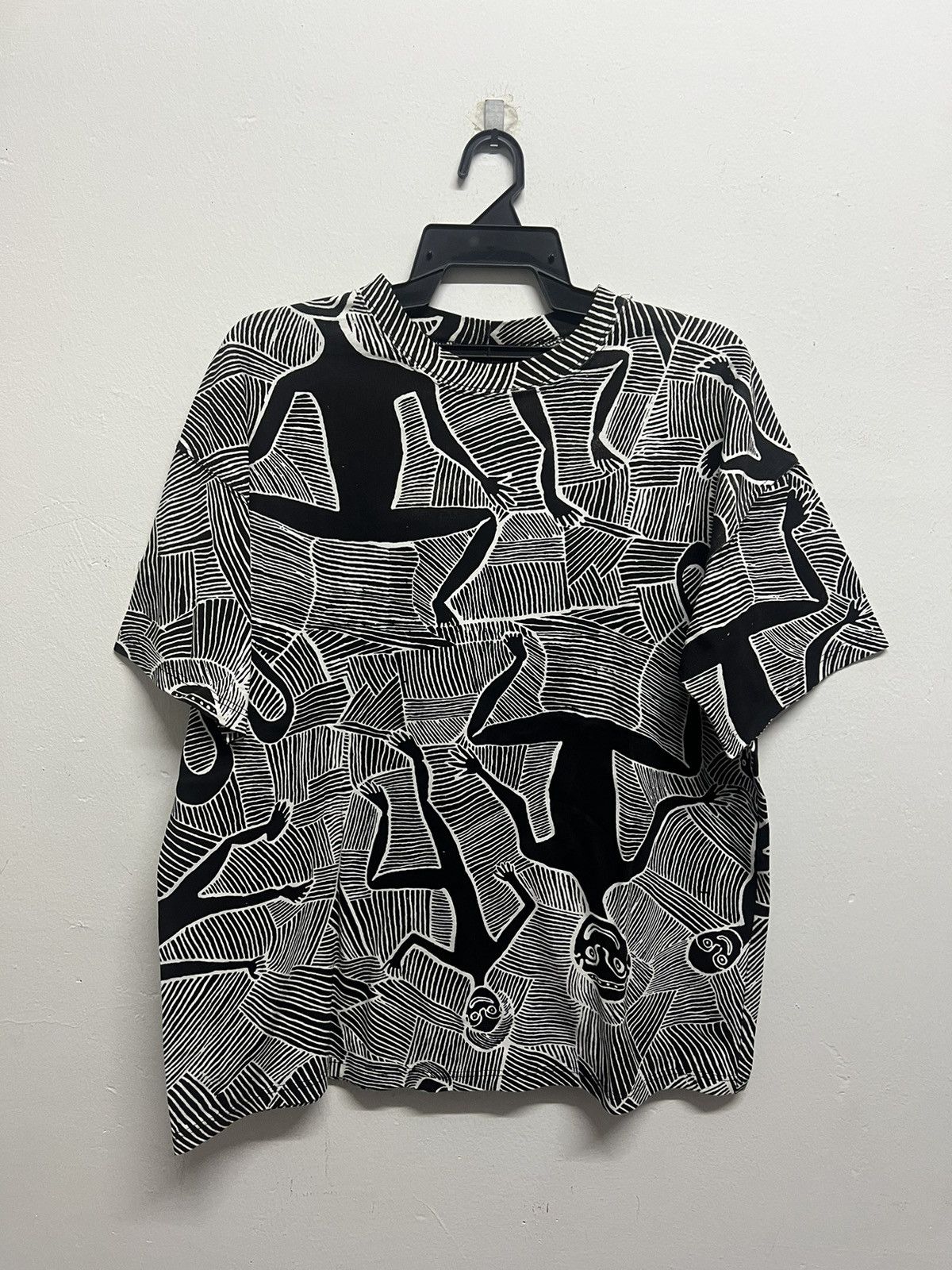 Vintage Vintage 90’s Motion Vibrant Pattern Native Design Art Tee Size US L / EU 52-54 / 3 - 1 Thumbnail