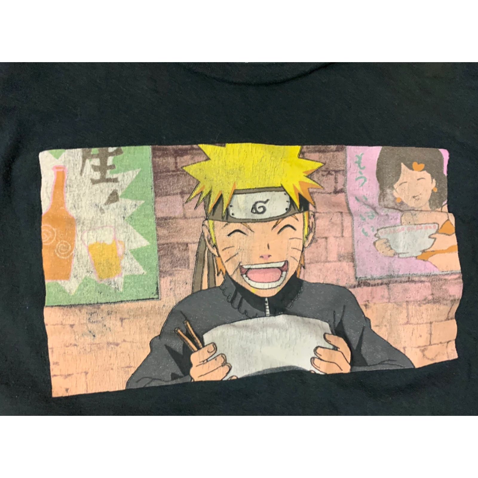 Vintage Naruto Shippuden Mens Long Sleeve T Shirt Extra Large XL Black Size US M / EU 48-50 / 2 - 2 Thumbnail