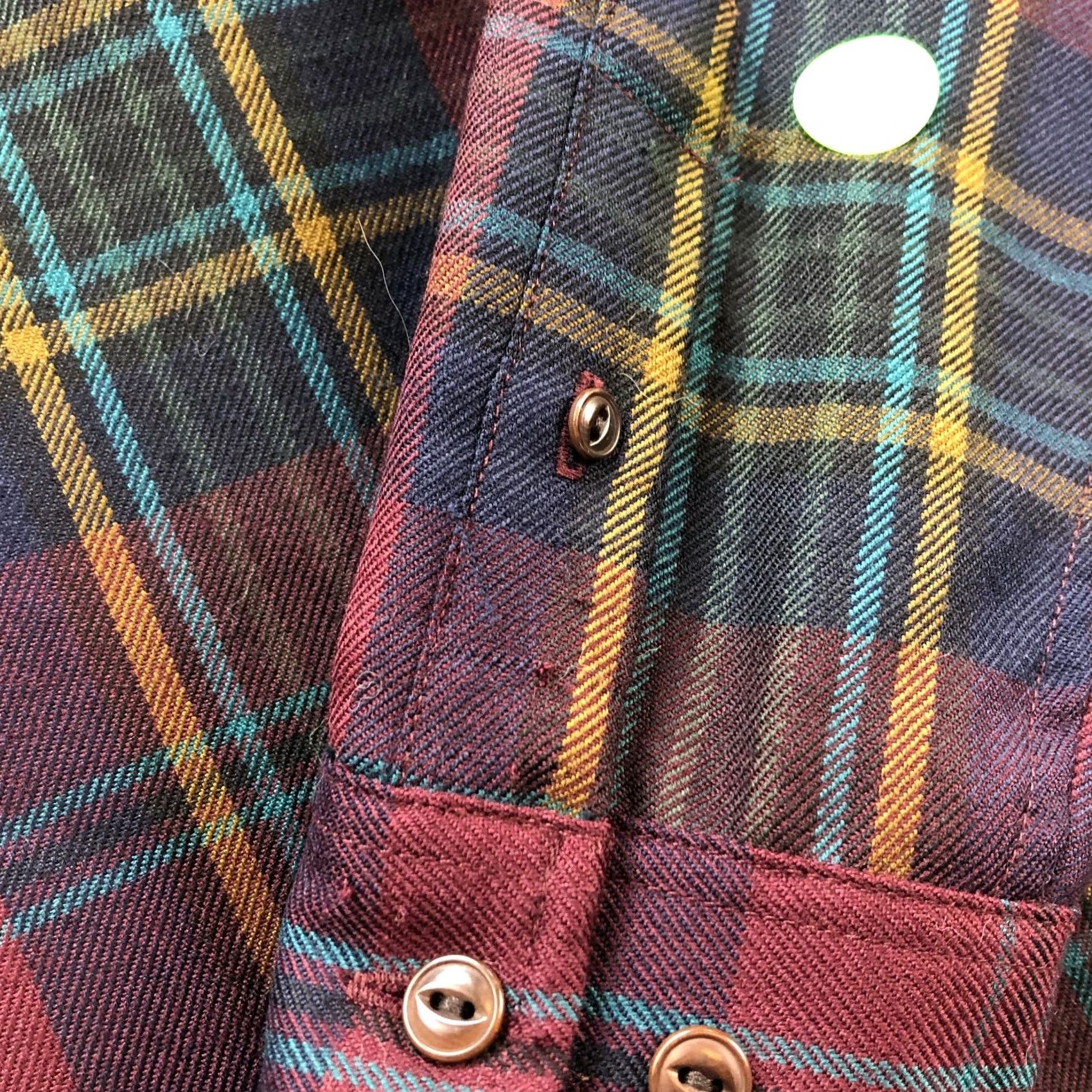 Ralph Lauren Lauren Ralph Lauren Shirt Petite Small Worsted Wool Plaid Red LS Zip PLS READ Size S / US 4 / IT 40 - 5 Thumbnail