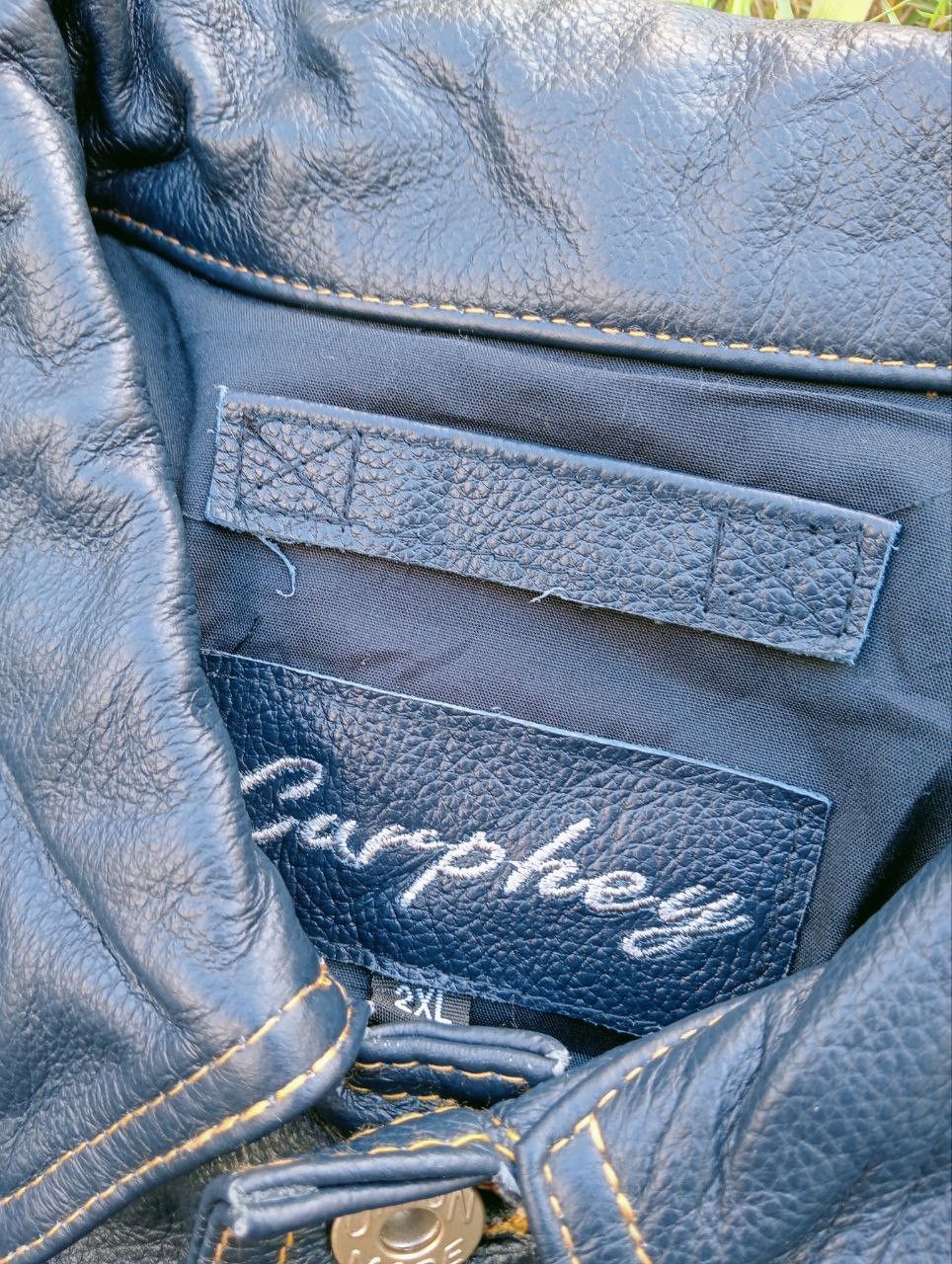 Japanese Brand CURPHEY UNION MADE LEATHER JACKET Size US XXL / EU 58 / 5 - 7 Thumbnail