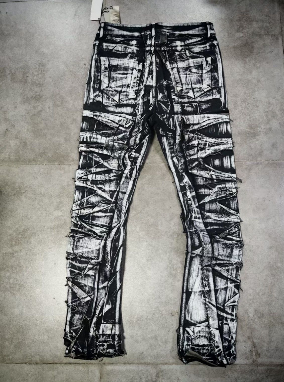Rick Owens Rick Owens "Mega Cargo" distressed jeans Size US 31 - 2 Thumbnail