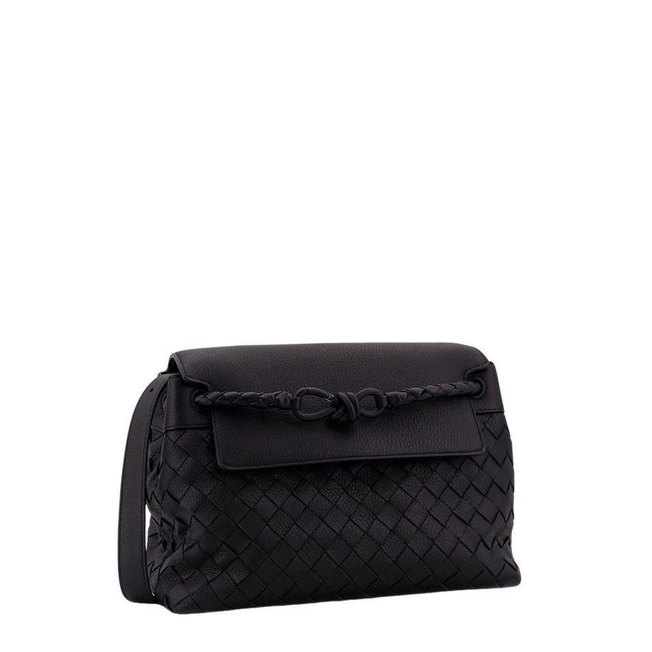 Bottega Veneta BOTTEGA VENETA Andiamo Small Messenger Black Leather Messeng Size ONE SIZE - 3 Thumbnail