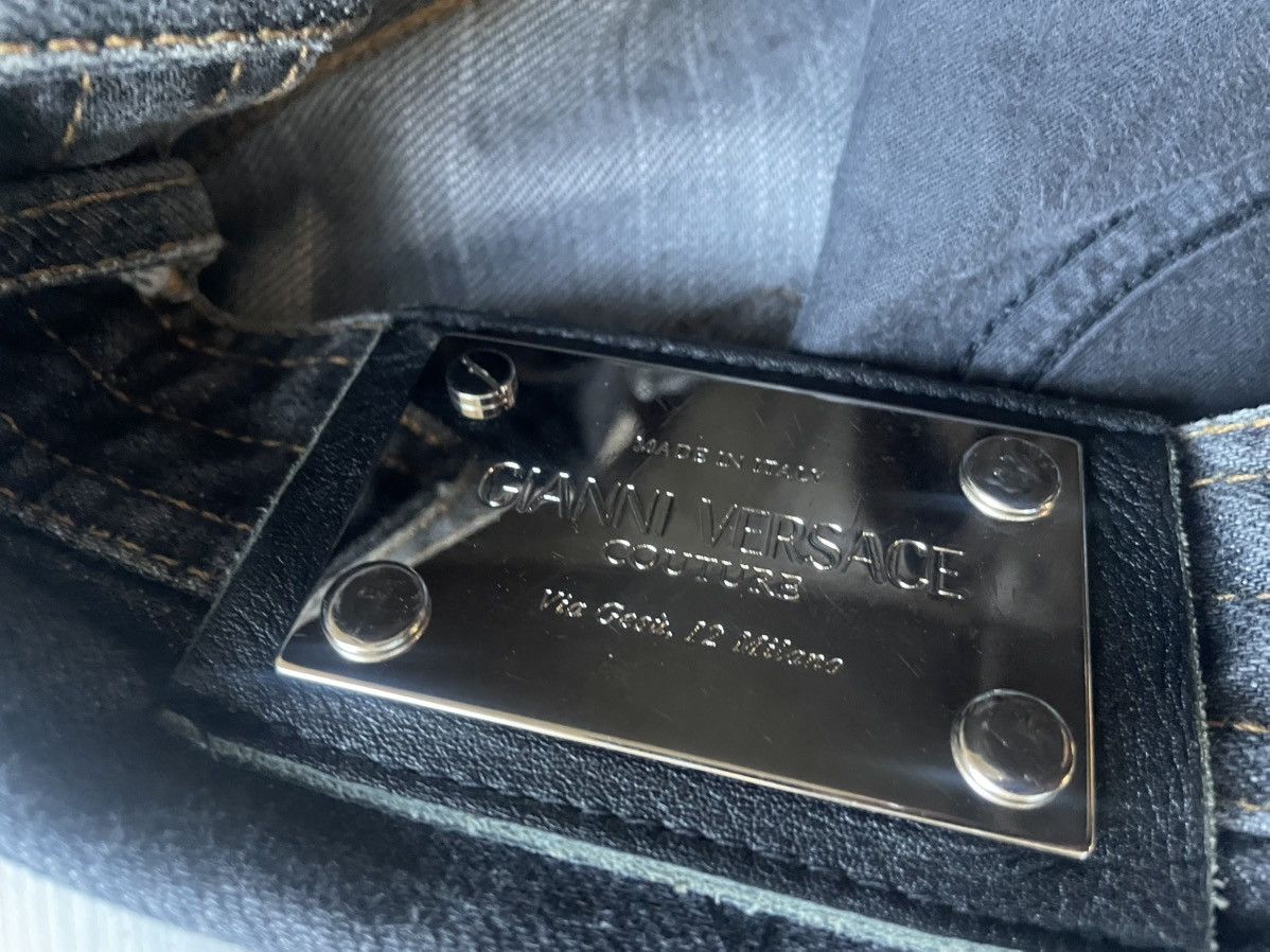 Versace Gianni Versace Couture Straight Denim Jeans Size US 30 / EU 46 - 9 Thumbnail