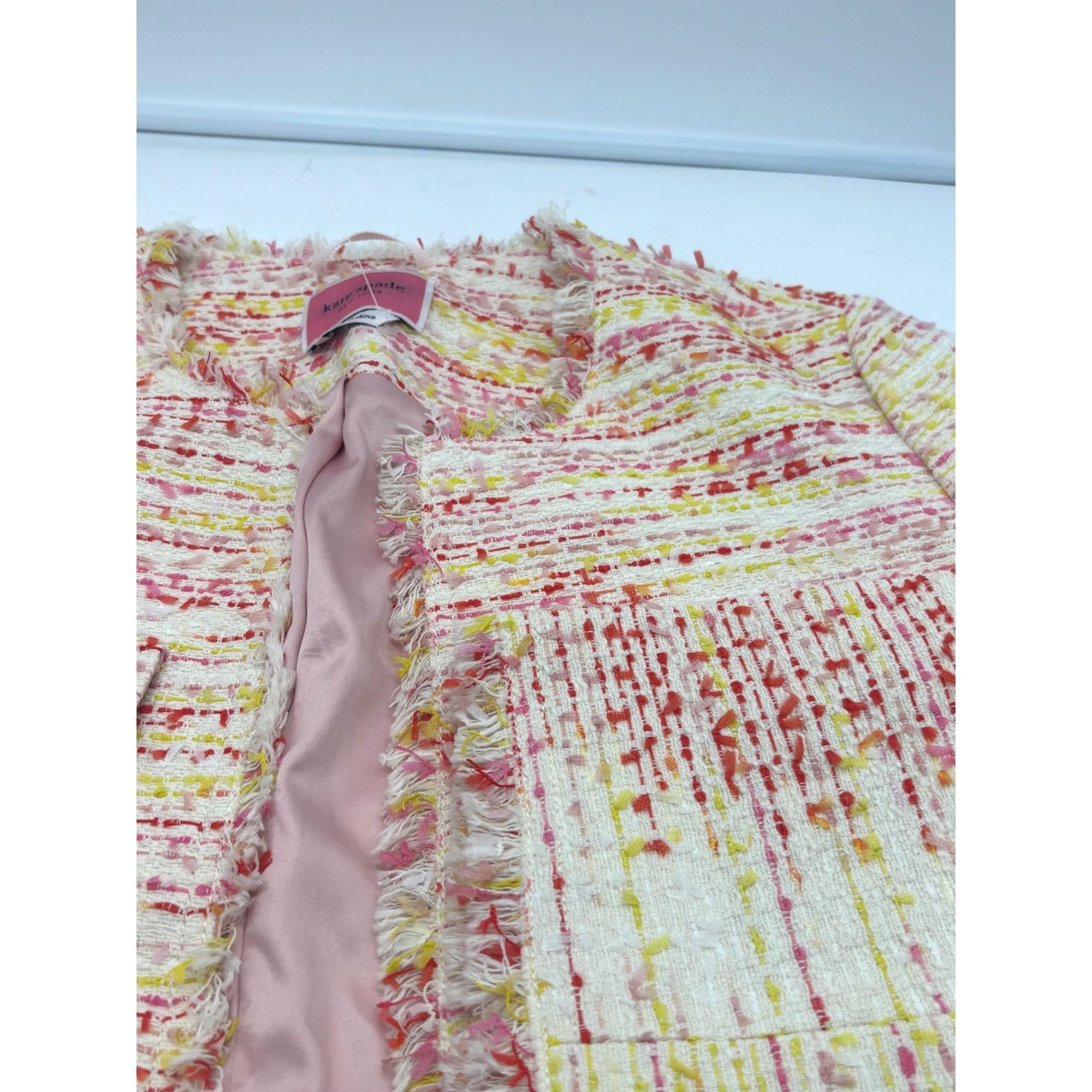 Kate Spade Kate Spade New York Multi Tweed Jacket, Size 4, Size S / US 4 / IT 40 - 7 Thumbnail