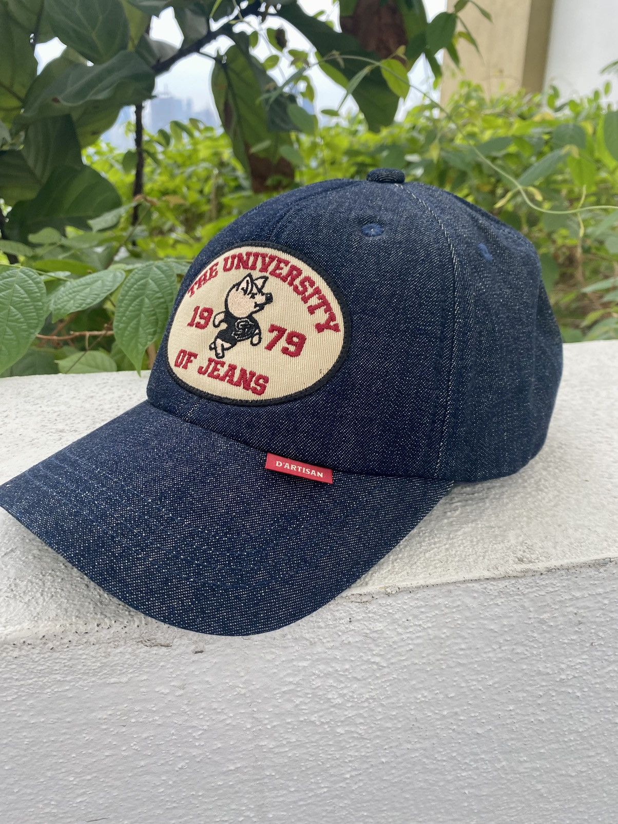 Studio D'Artisan D'artisan University of Jeans Denim cap Size ONE SIZE - 2 Thumbnail