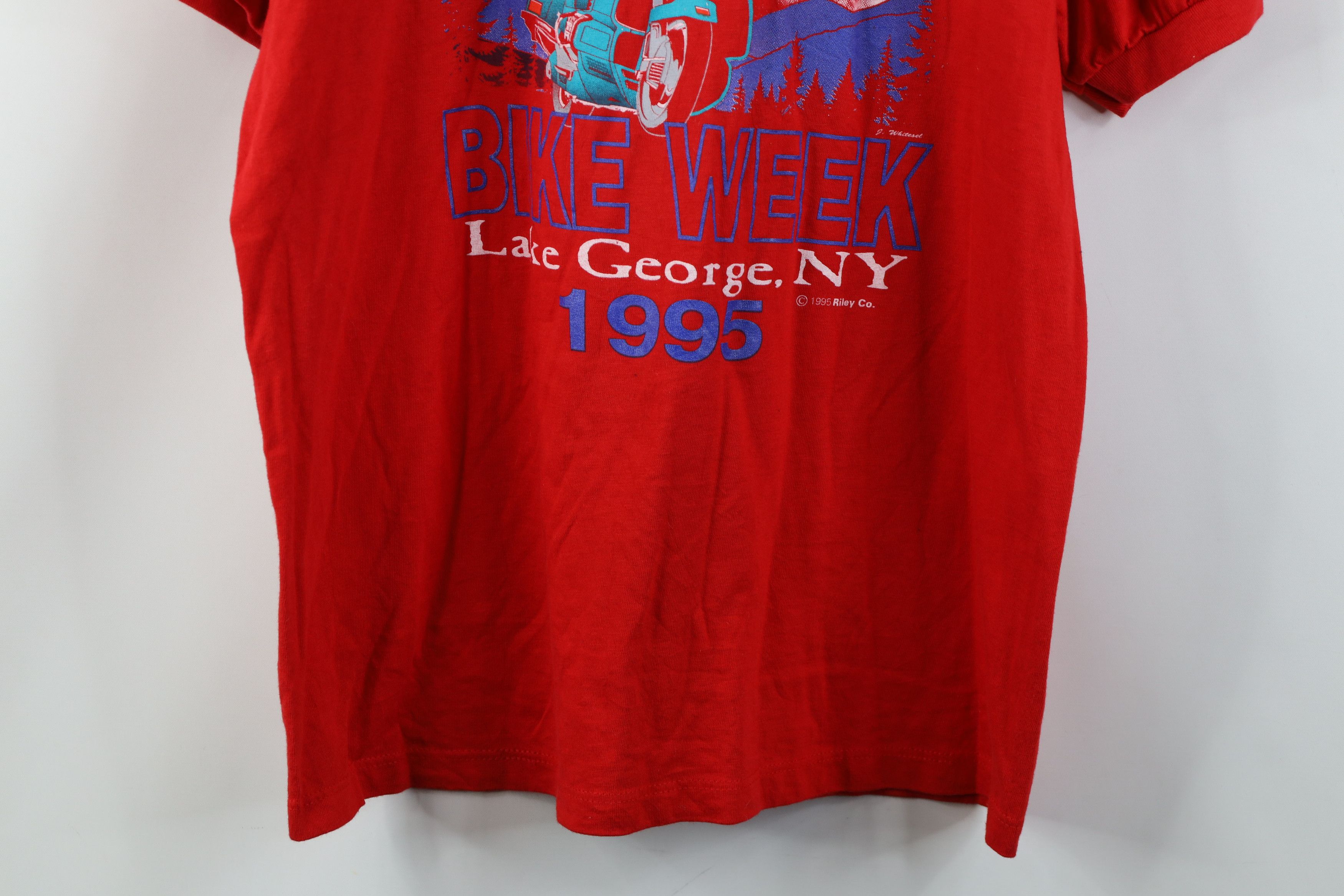 Vintage Vintage 90s Americade Bike Week Lake George Motorcycle Polo Size US M / EU 48-50 / 2 - 14 Thumbnail