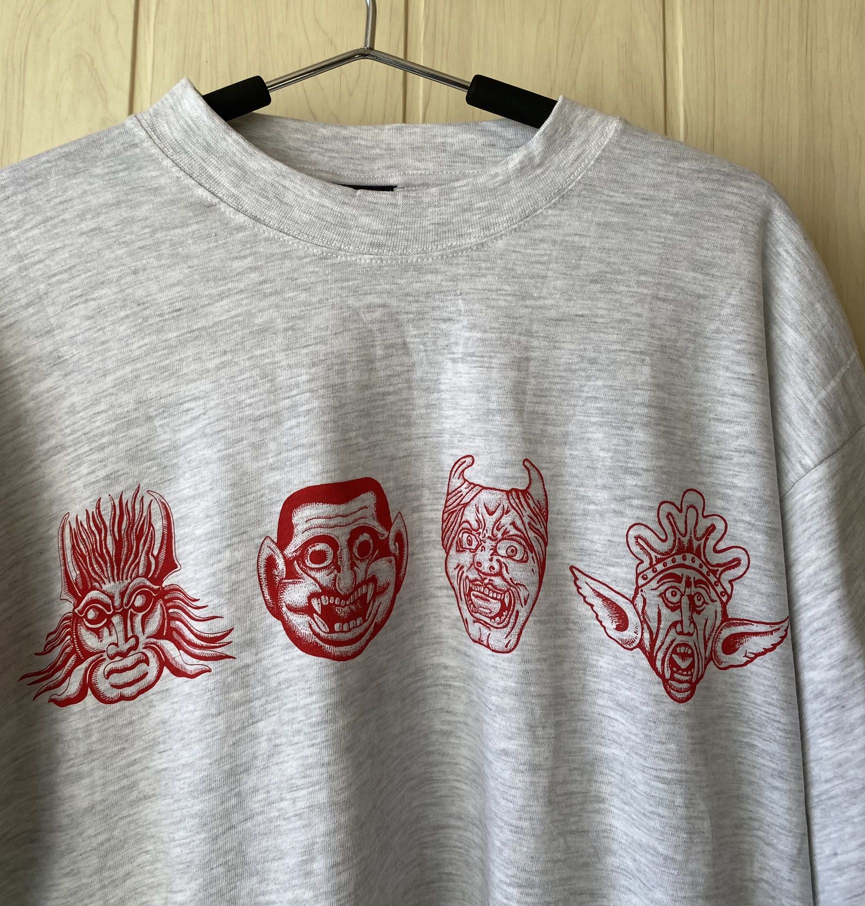 Vintage Vintage 90s Daniel Poole aztecas masks t-shirt Size US L / EU 52-54 / 3 - 6 Thumbnail