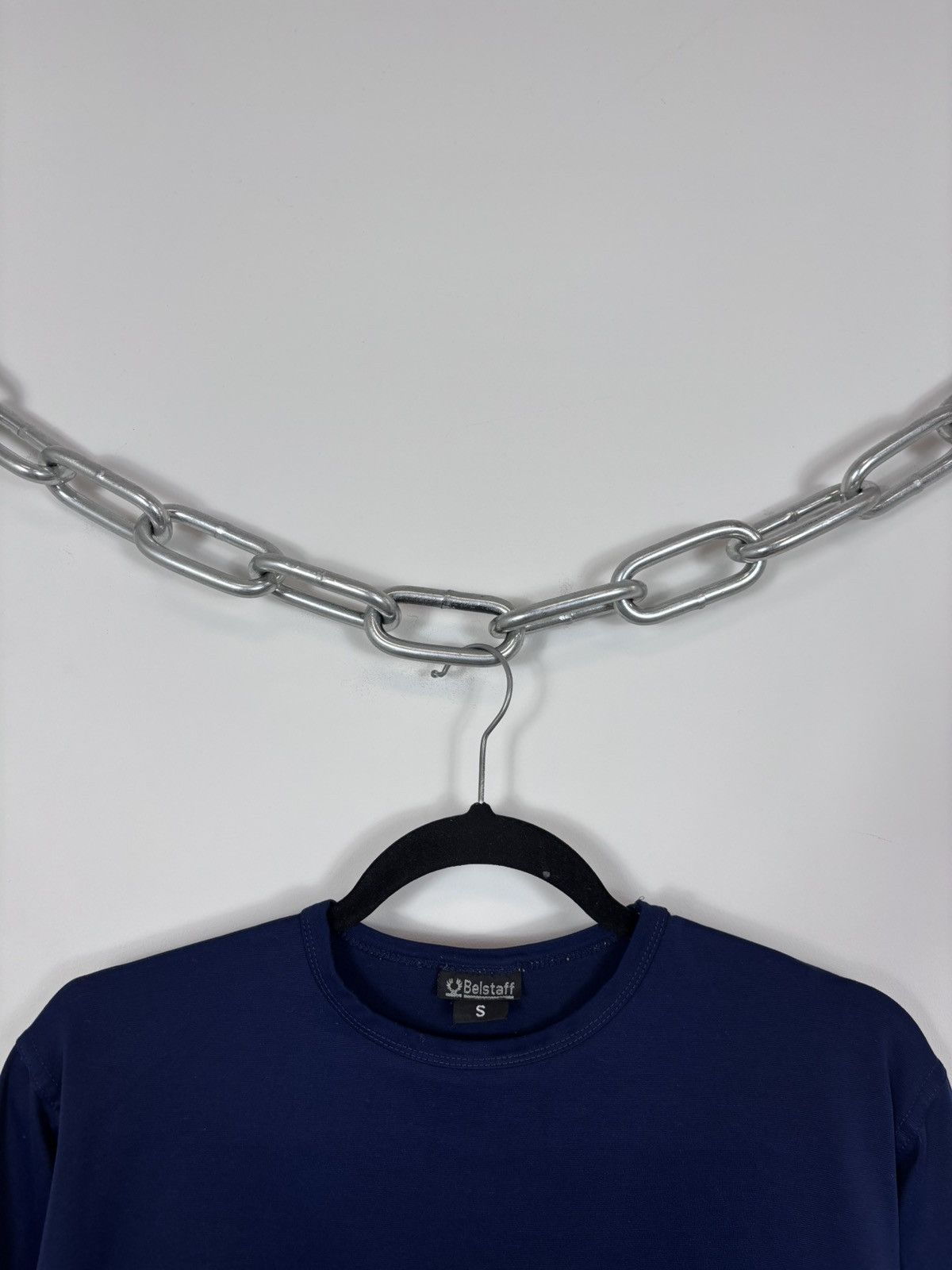 Belstaff Belstaff Vintage Women’s Navy Blue Long Sleeve T-Shirt Tee Size S / US 4 / IT 40 - 3 Thumbnail