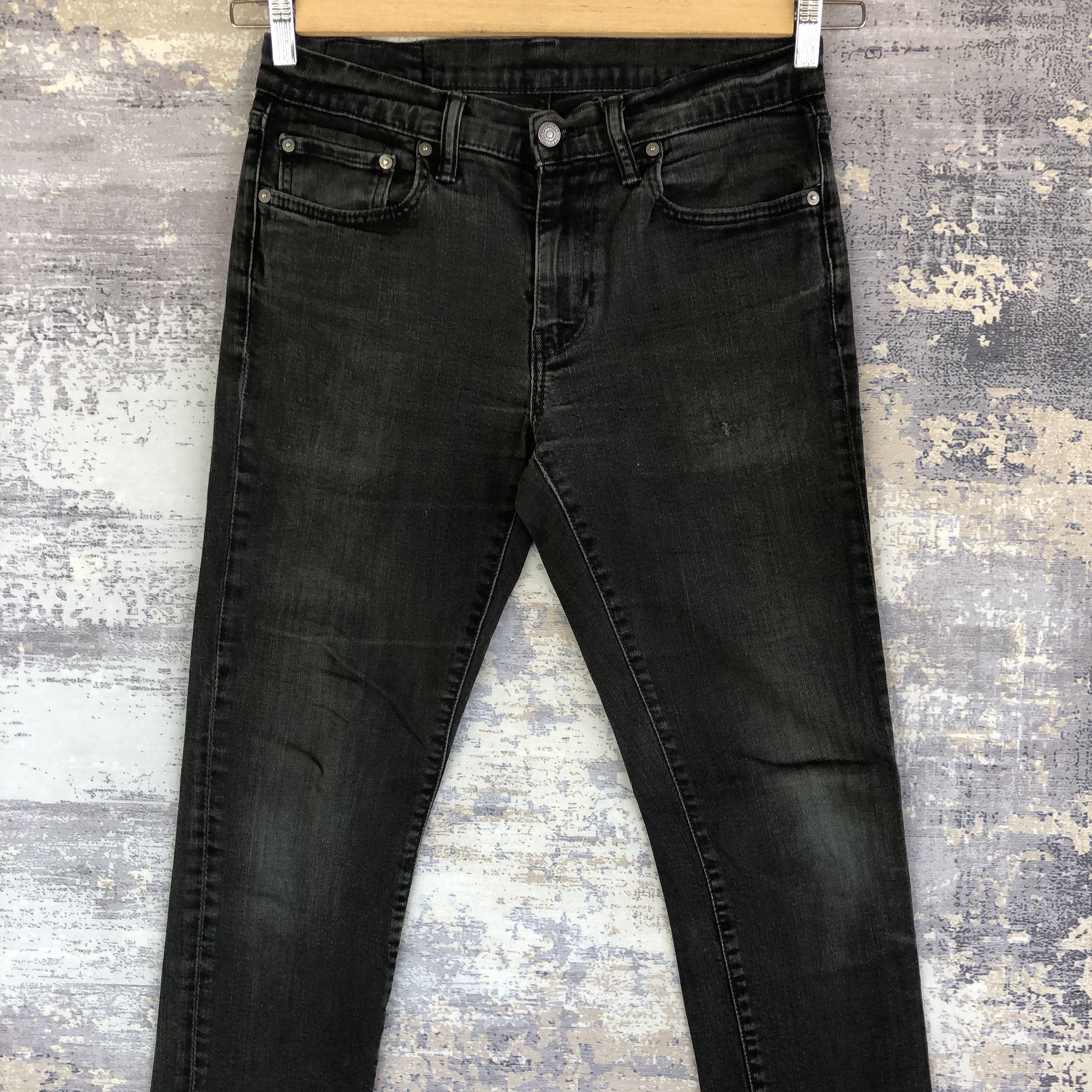 Levi's × Vintage Foundry Vintage Levis 511 Faded Black Jeans Levis Denim Pants Size US 30 / EU 46 - 3 Thumbnail