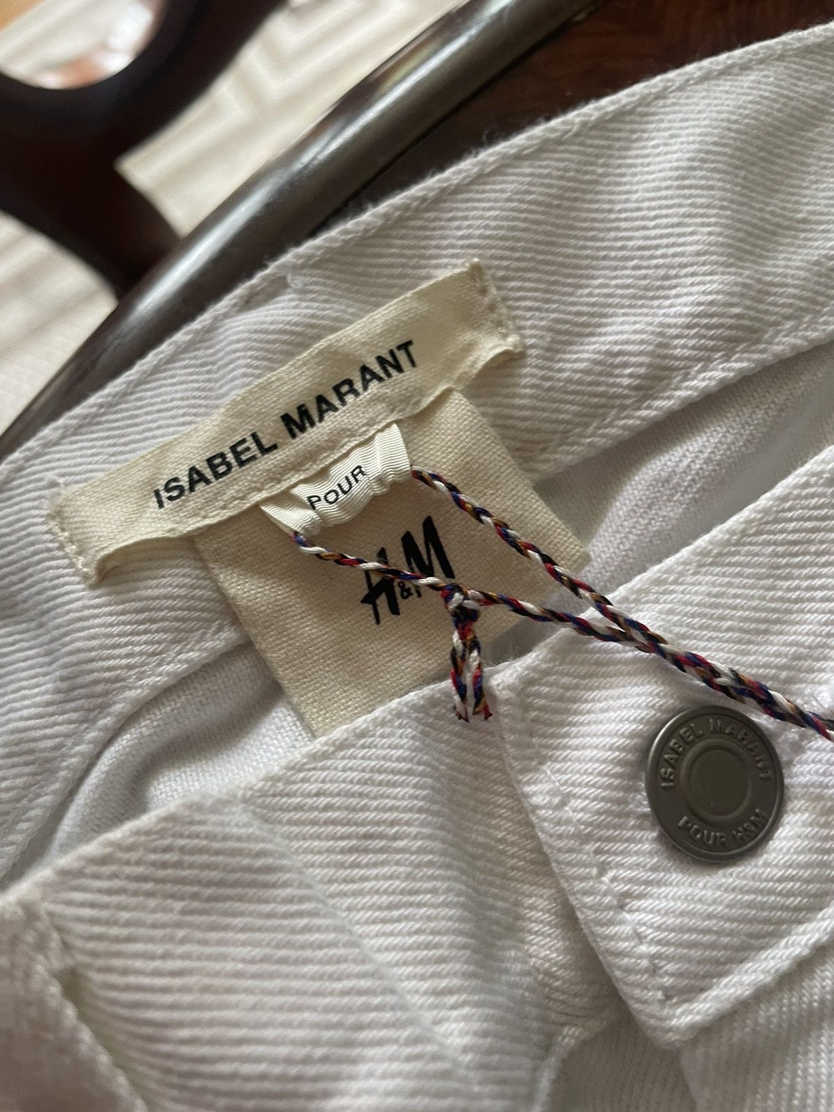 Isabel Marant Isabel Marant Jeans Art Embroidery Design Denim Pants Size US 34 / EU 50 - 9 Thumbnail