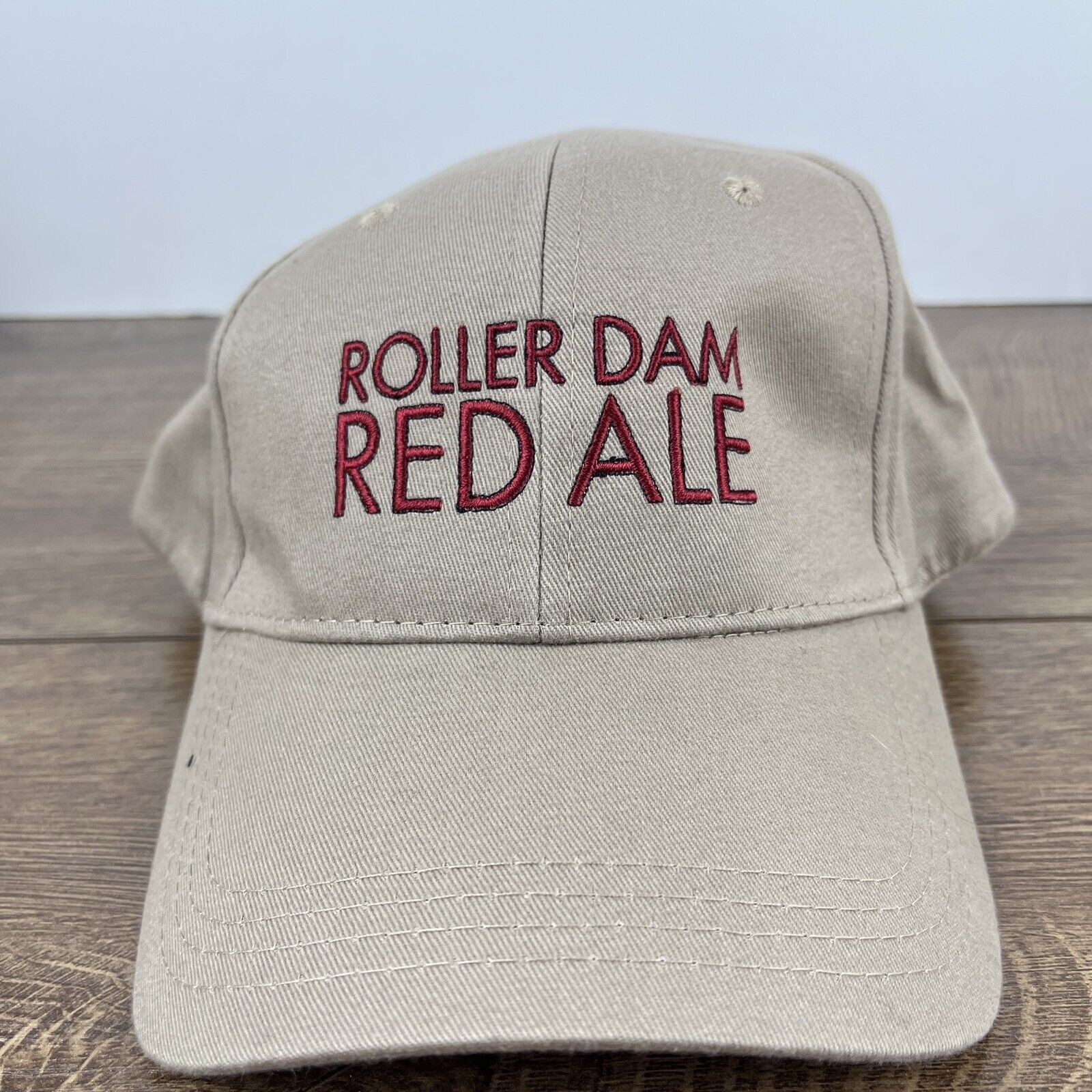 Other Roller Dam Red Ale Hat Tan Brown Hat Adjustable Adult Roller Size ONE SIZE - 3 Thumbnail