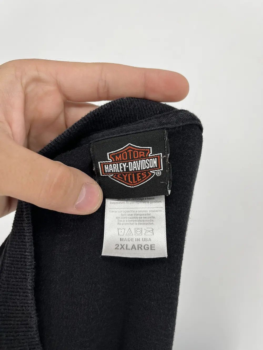 Harley Davidson Vintage Y2K Harley Davidson Southampton T-Shirt Size US XXL / EU 58 / 5 - 11 Thumbnail
