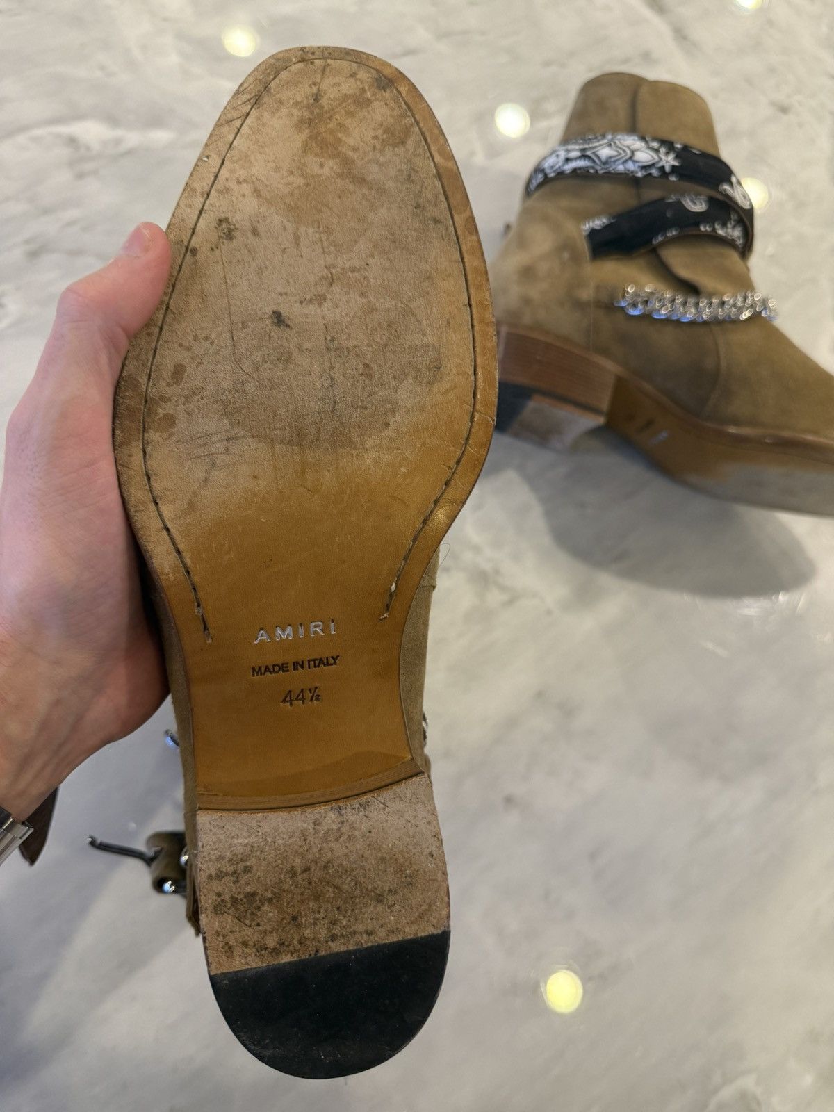 Amiri Amiri Bandana Boots Size US 11.5 / EU 44-45 - 3 Thumbnail