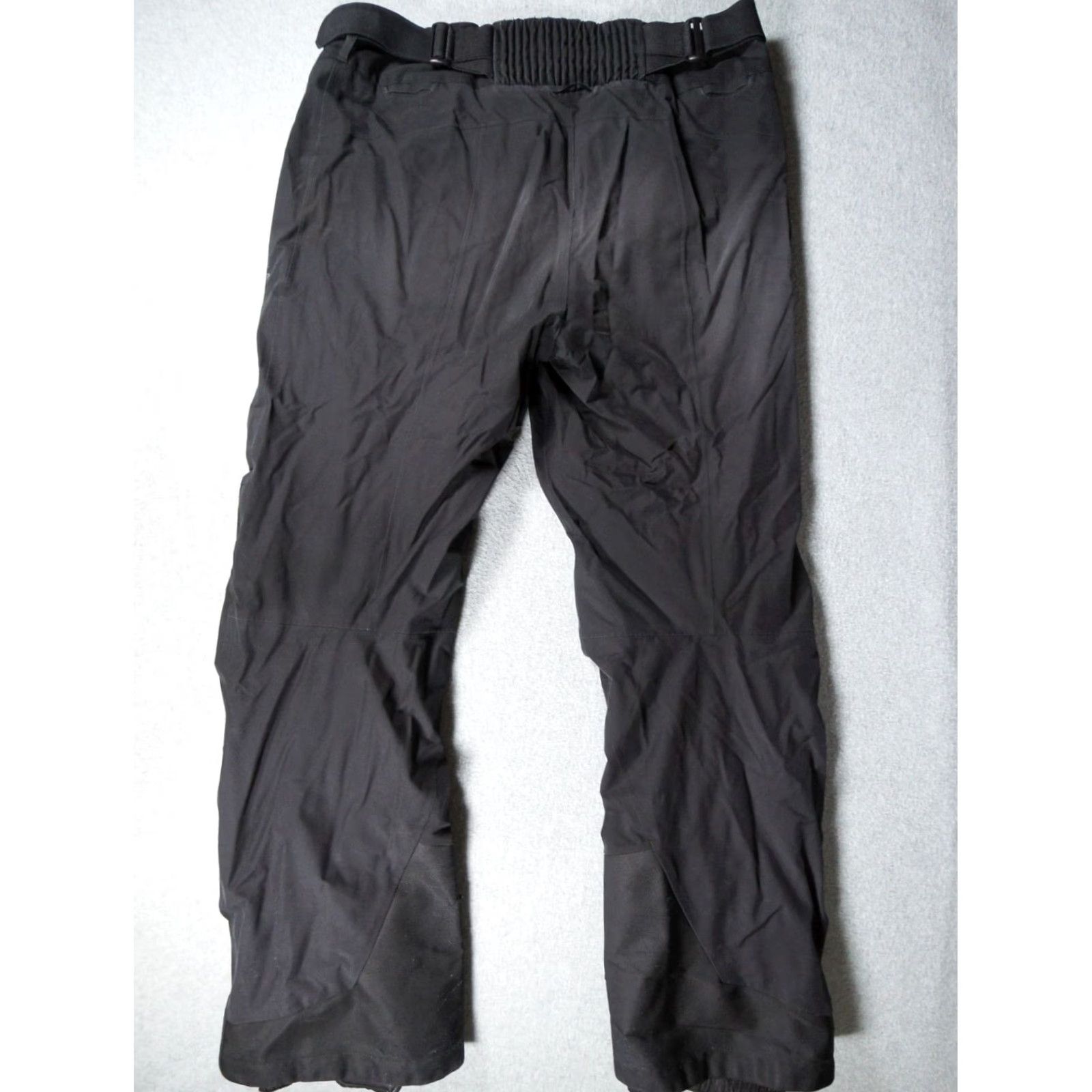 KJUS Kjus Ski Pants Men Large Black Waterproof Snow Winter Formula Outdoors Snowboard Pants Regular Inseam 30in Front Flat Size US 33 - 6 Thumbnail