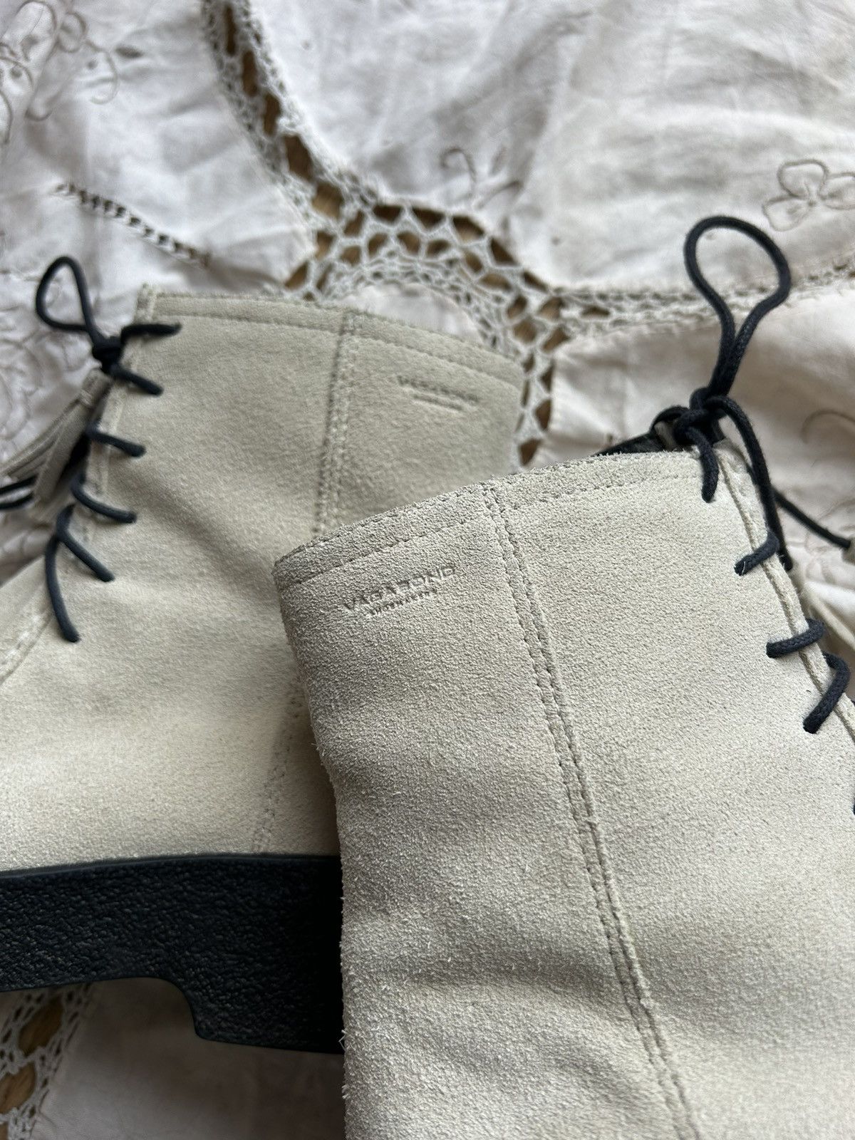Designer × Vagabond Vagabond amazing suede boots Chelsea leather fur Size US 8 / IT 38 - 7 Thumbnail