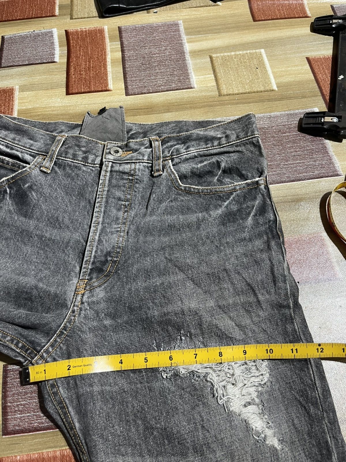 RIPVANWINKLE Japanese brand rip van winkle distressed jeans Size US 33 - 9 Thumbnail