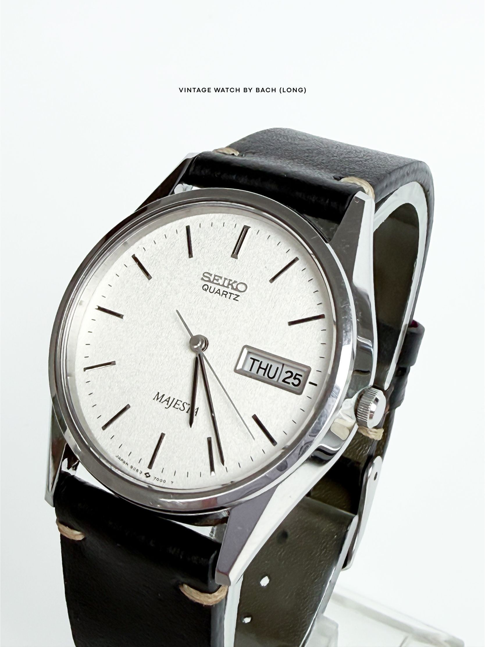Seiko Seiko Majesta 9063-7000 HAQ Minimal White Dial Size ONE SIZE - 5 Thumbnail